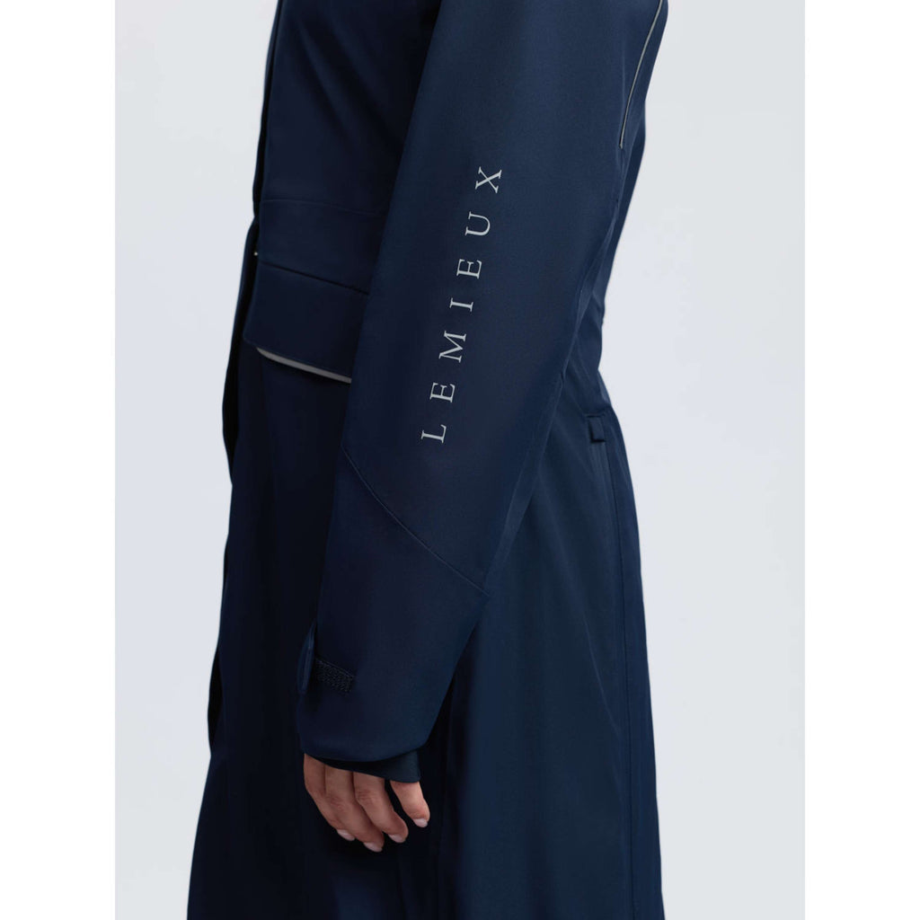 LeMieux Long Coat Stormwear Performance Riding Navy