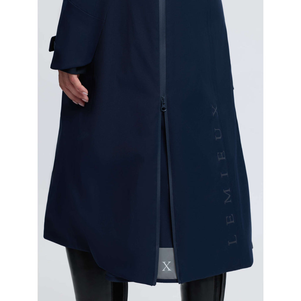 LeMieux Long Coat Stormwear Performance Riding Navy