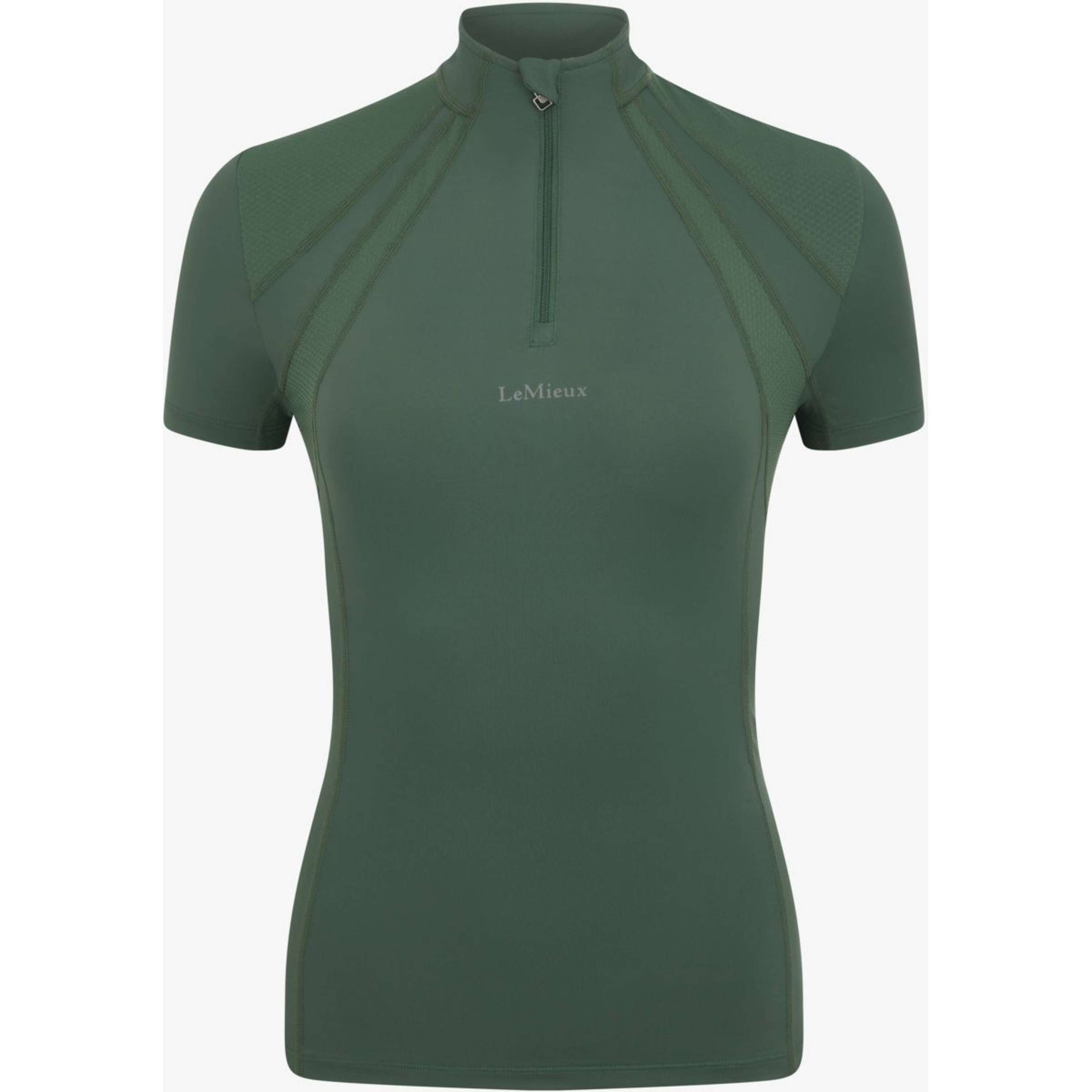 LeMieux Baselayer Mia Mesh Short Sleeves Hunter Green