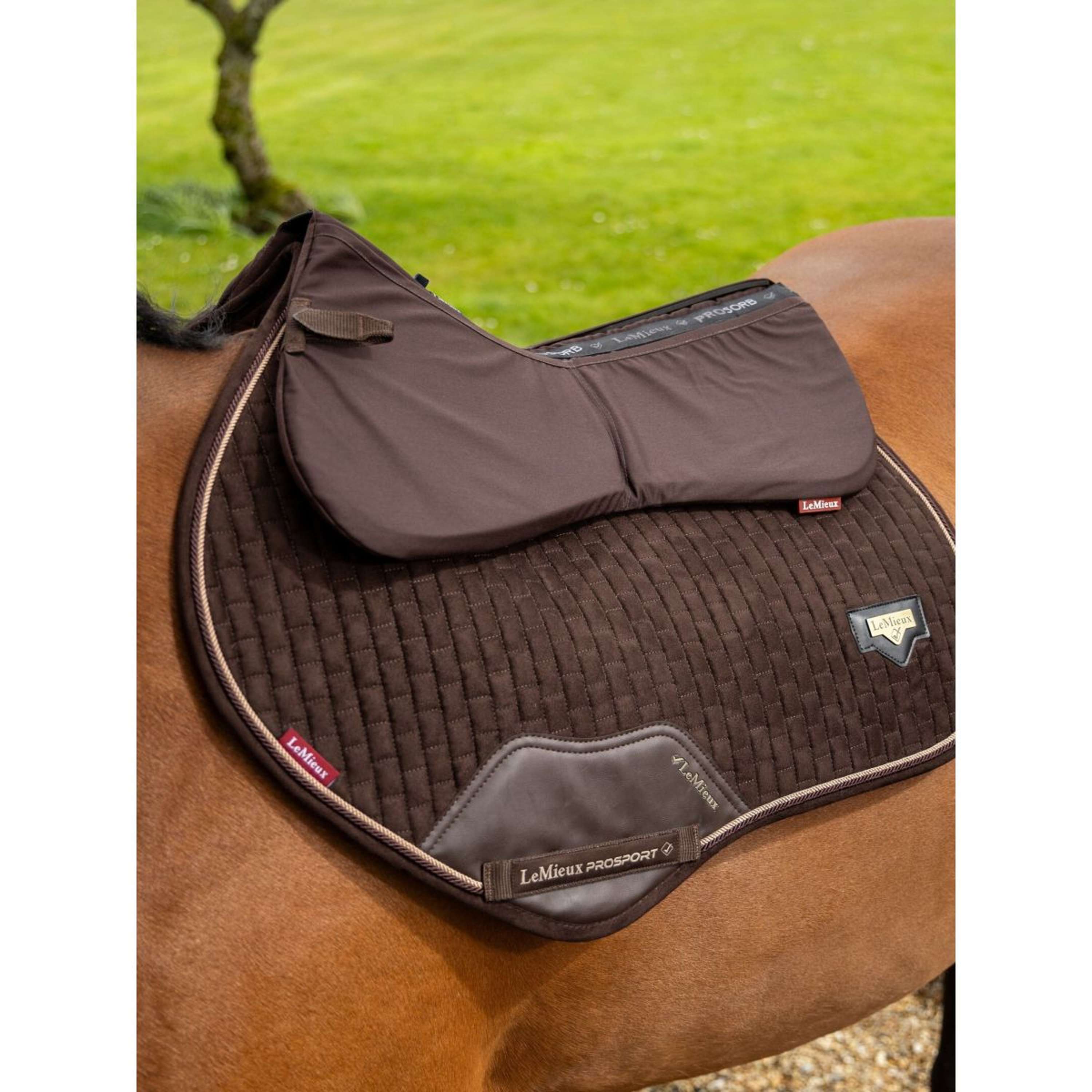 LeMieux Half Pad Pro-Sorb Plain Brown