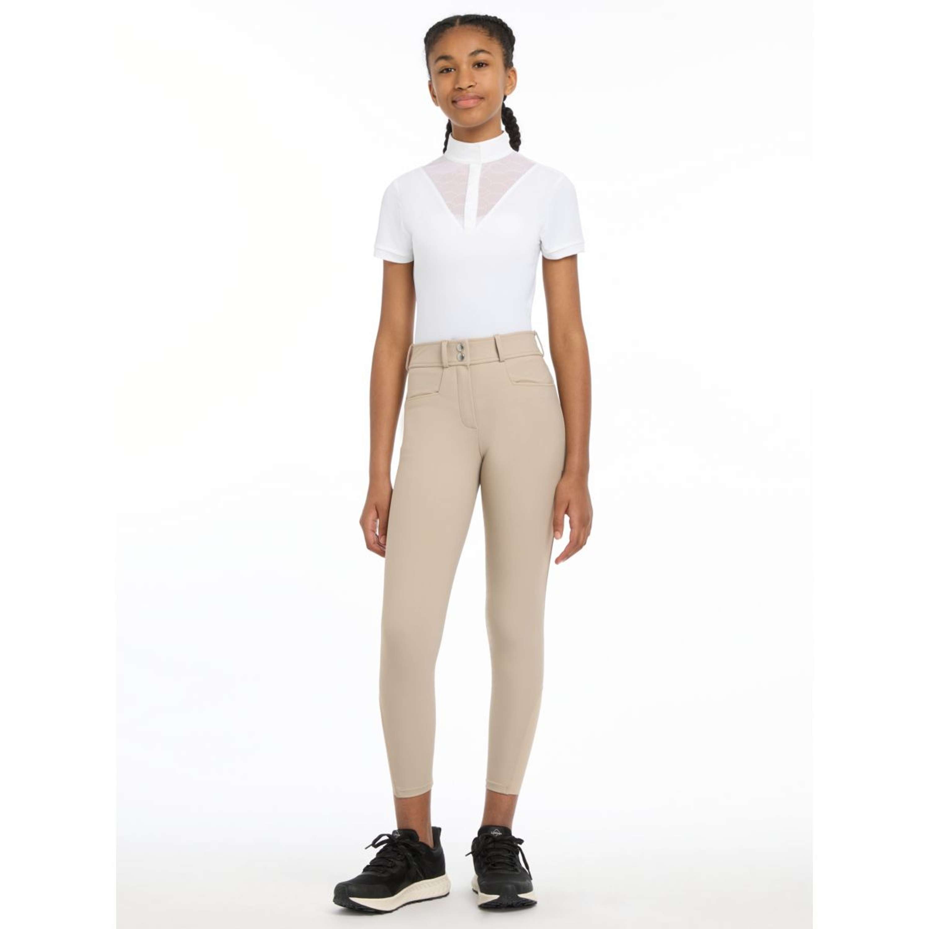 LeMieux Breeches Izzy Kids Full Grip Almond