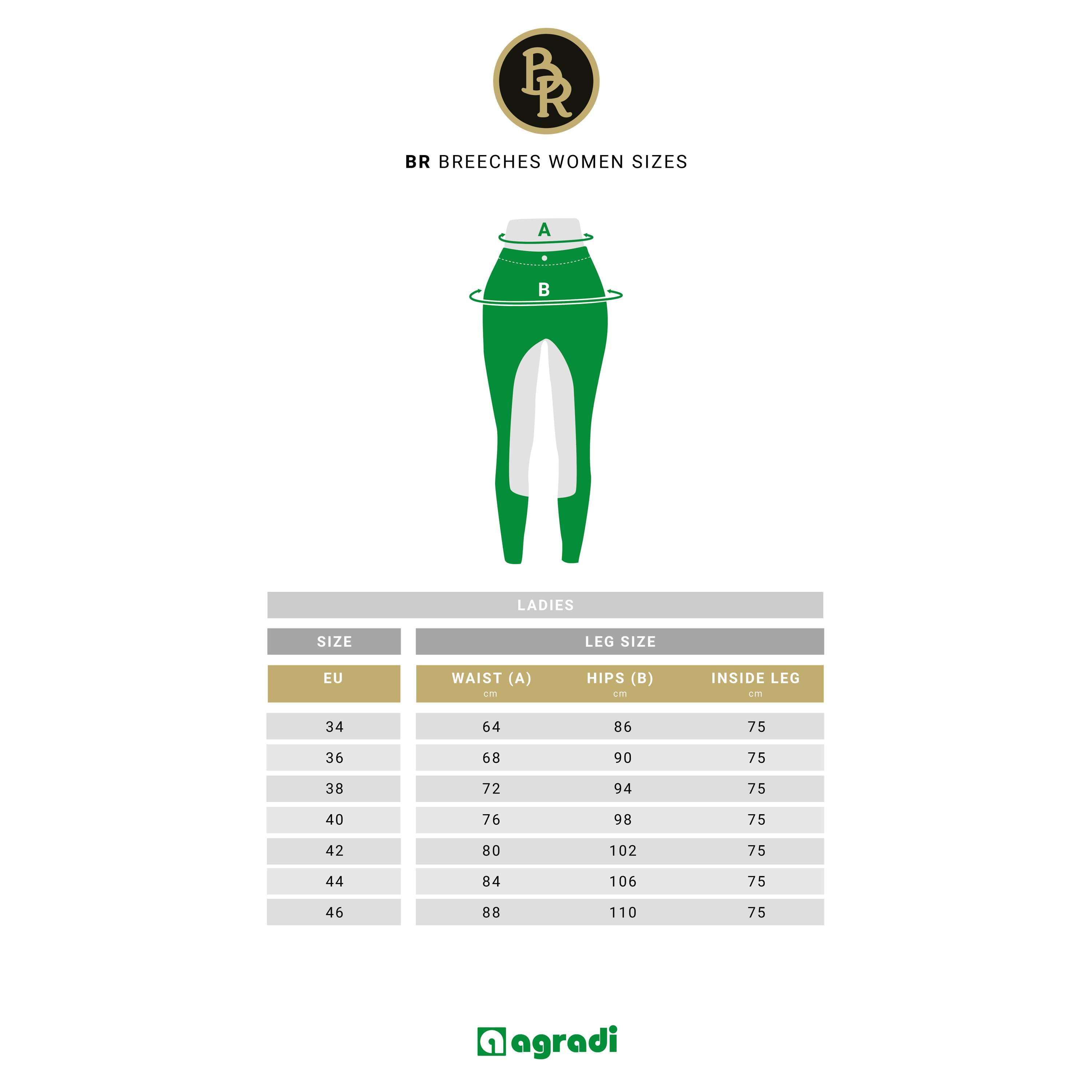BR Riding Legging CLX Full Grip Meteorite
