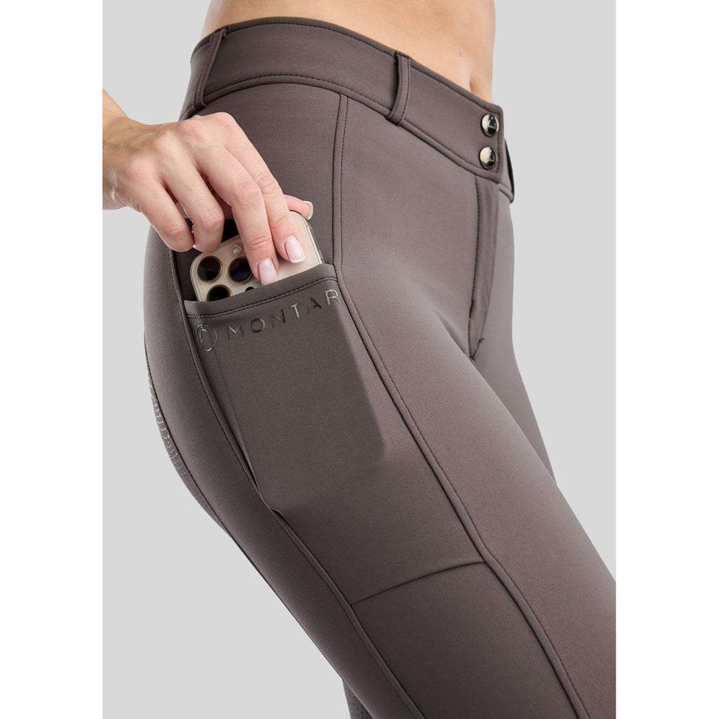 Montar Breeches MoMegan Full Grip Black Peony
