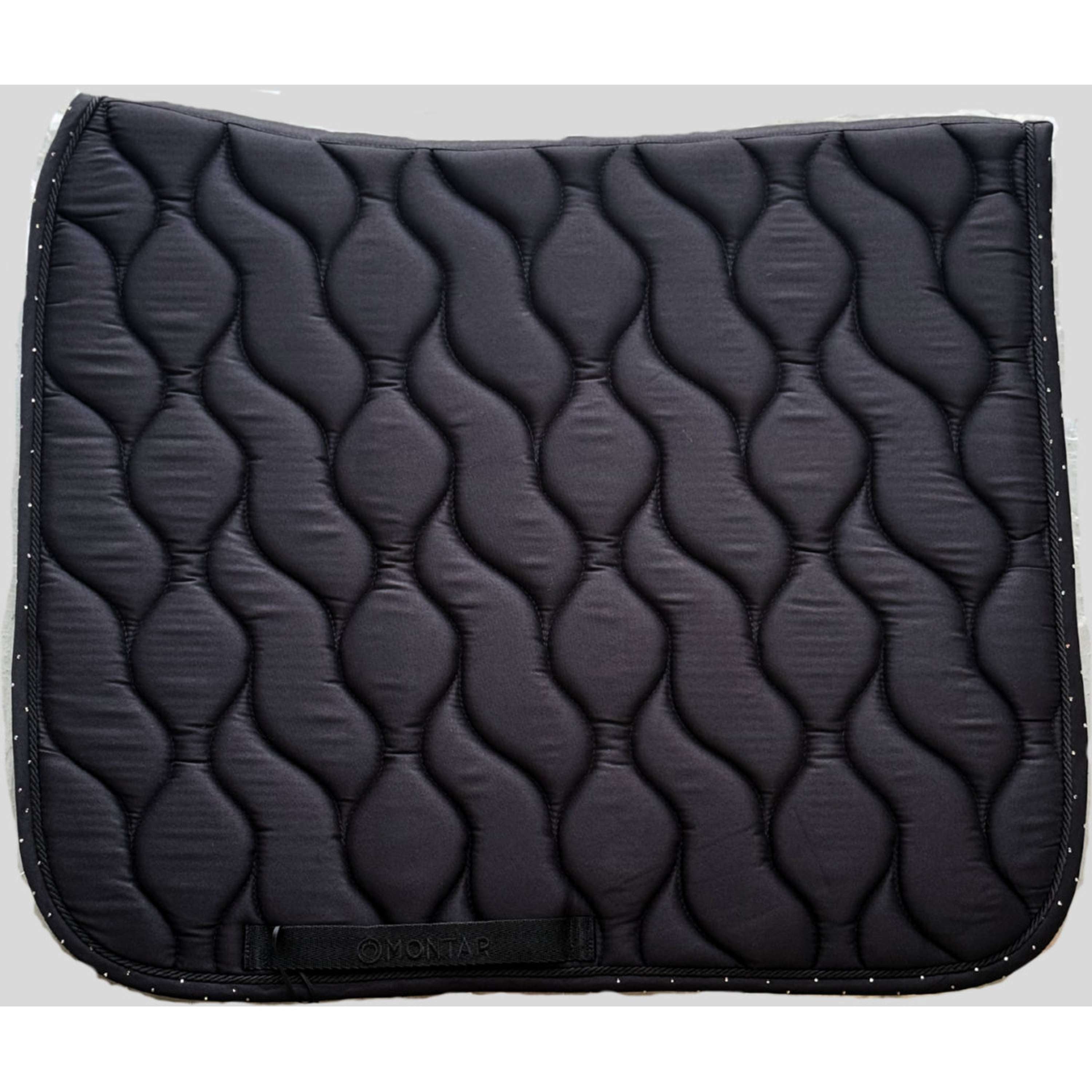 Montar Saddlepad Fair Crystals Dressage Black