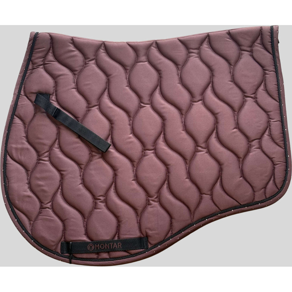 Montar Saddlepad Fair Crystals Jumping Nougat Brown