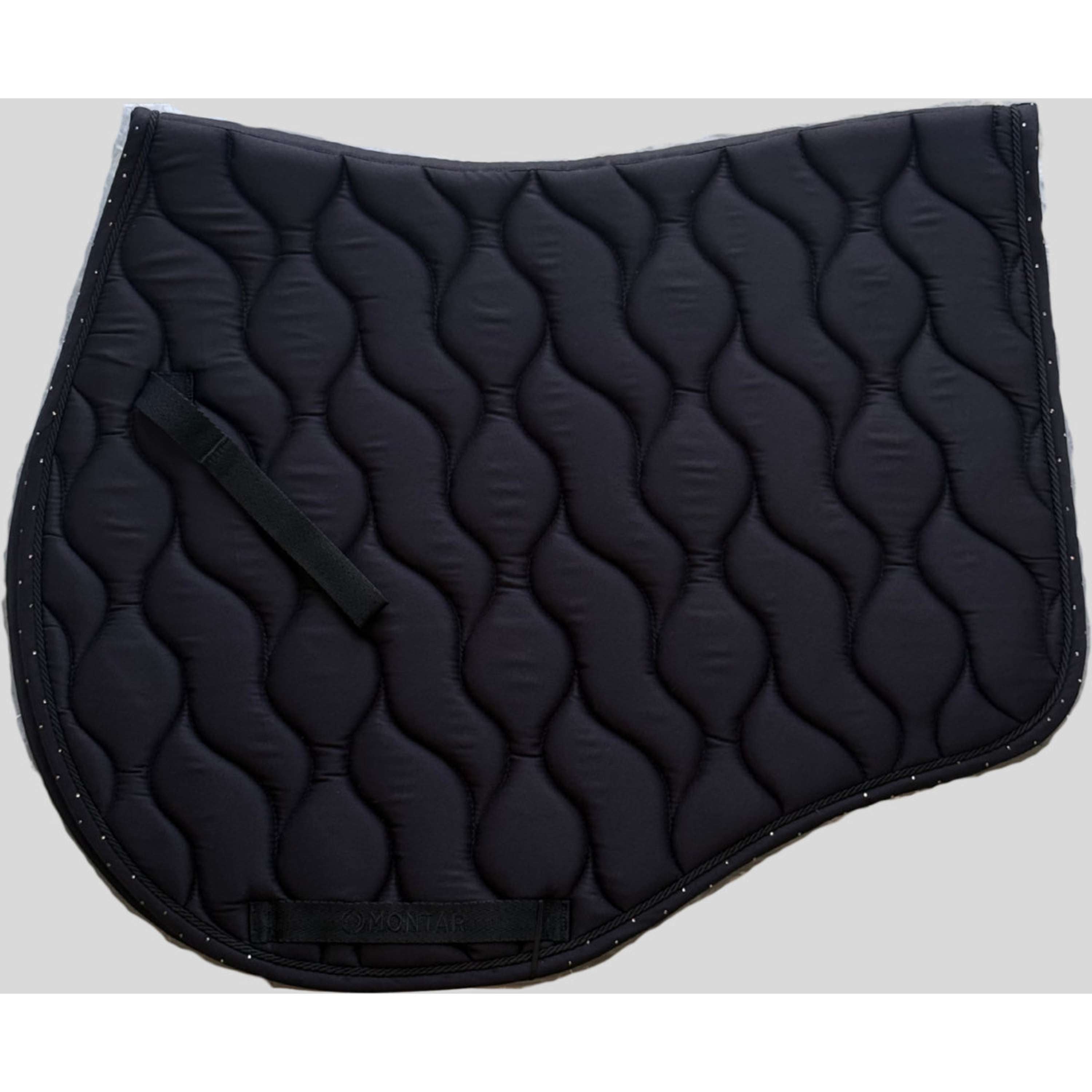 Montar Saddlepad Fair Crystals Jumping Black