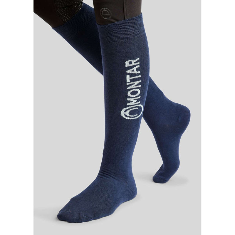 Montar Socks with the Logo Navy