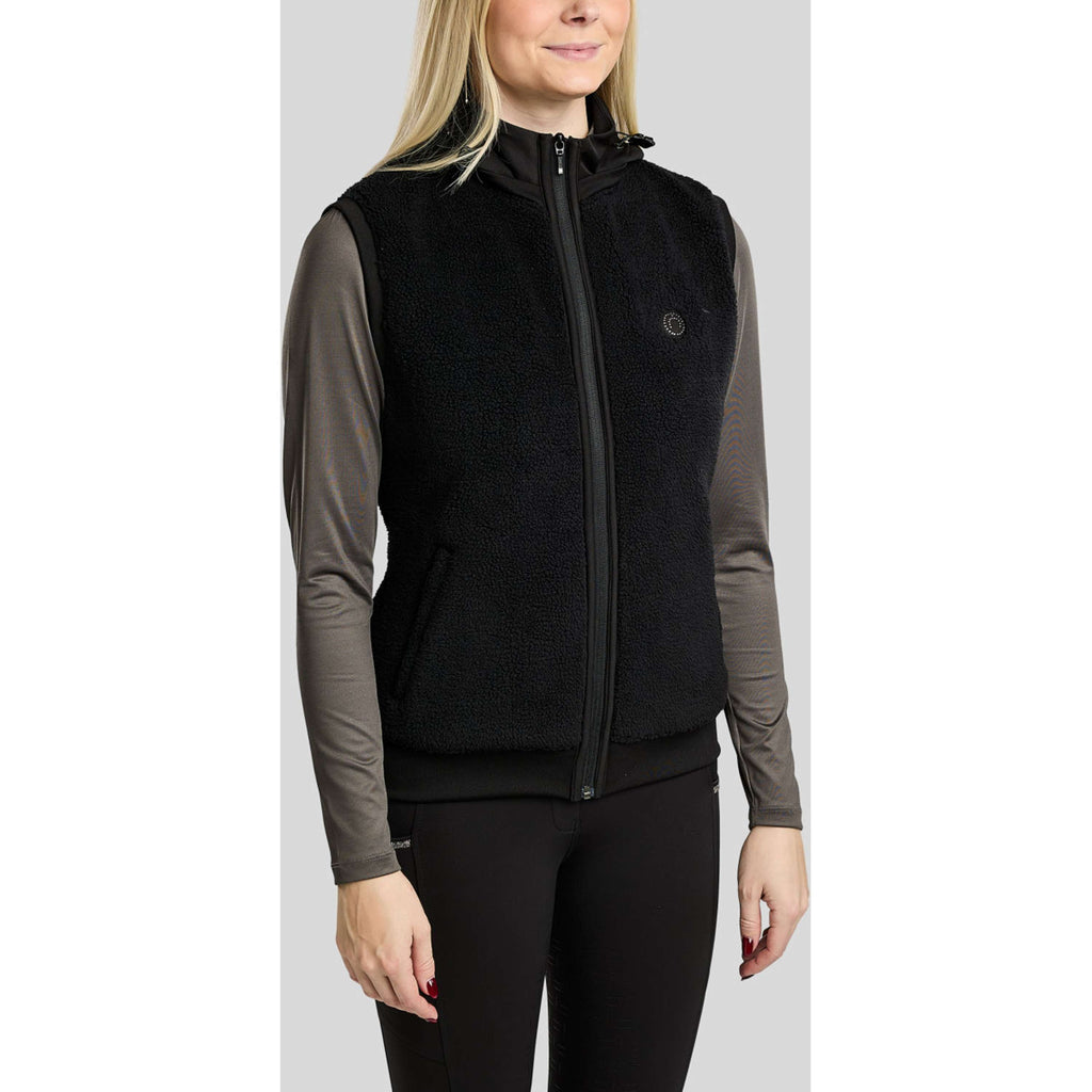 Montar Bodywarmer MoMay Teddy Black