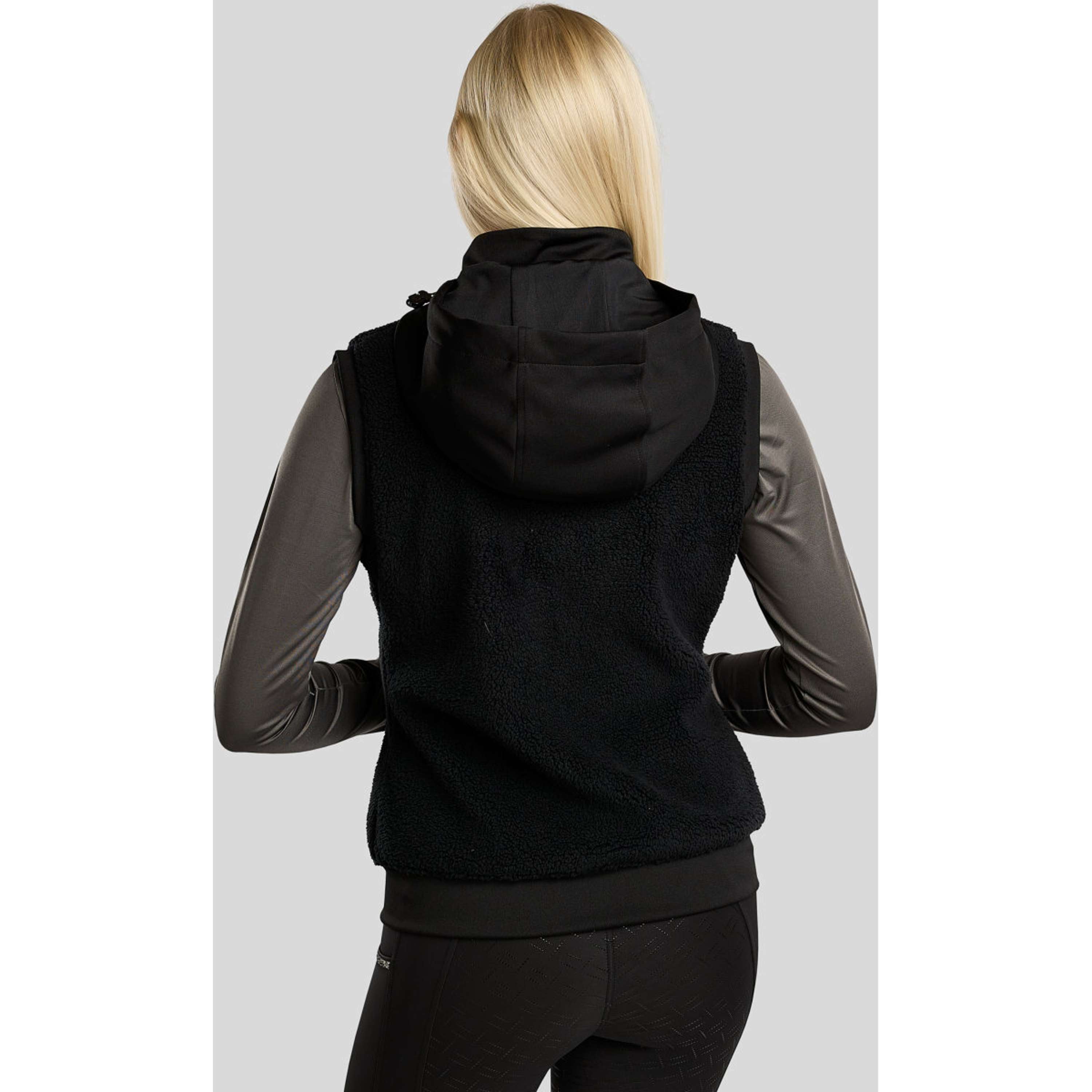 Montar Bodywarmer MoMay Teddy Black