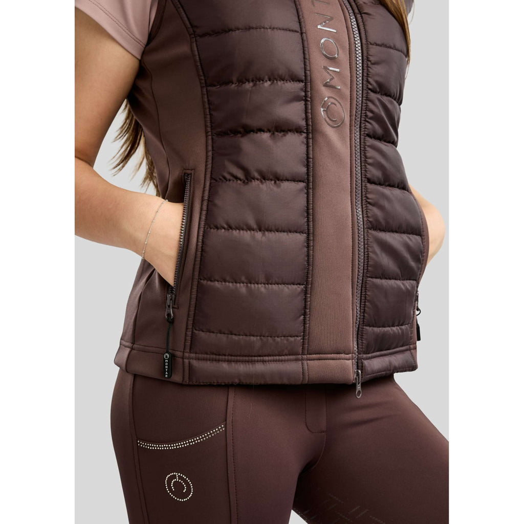 Montar Bodywarmer Emma Quilt Kids Black Peony