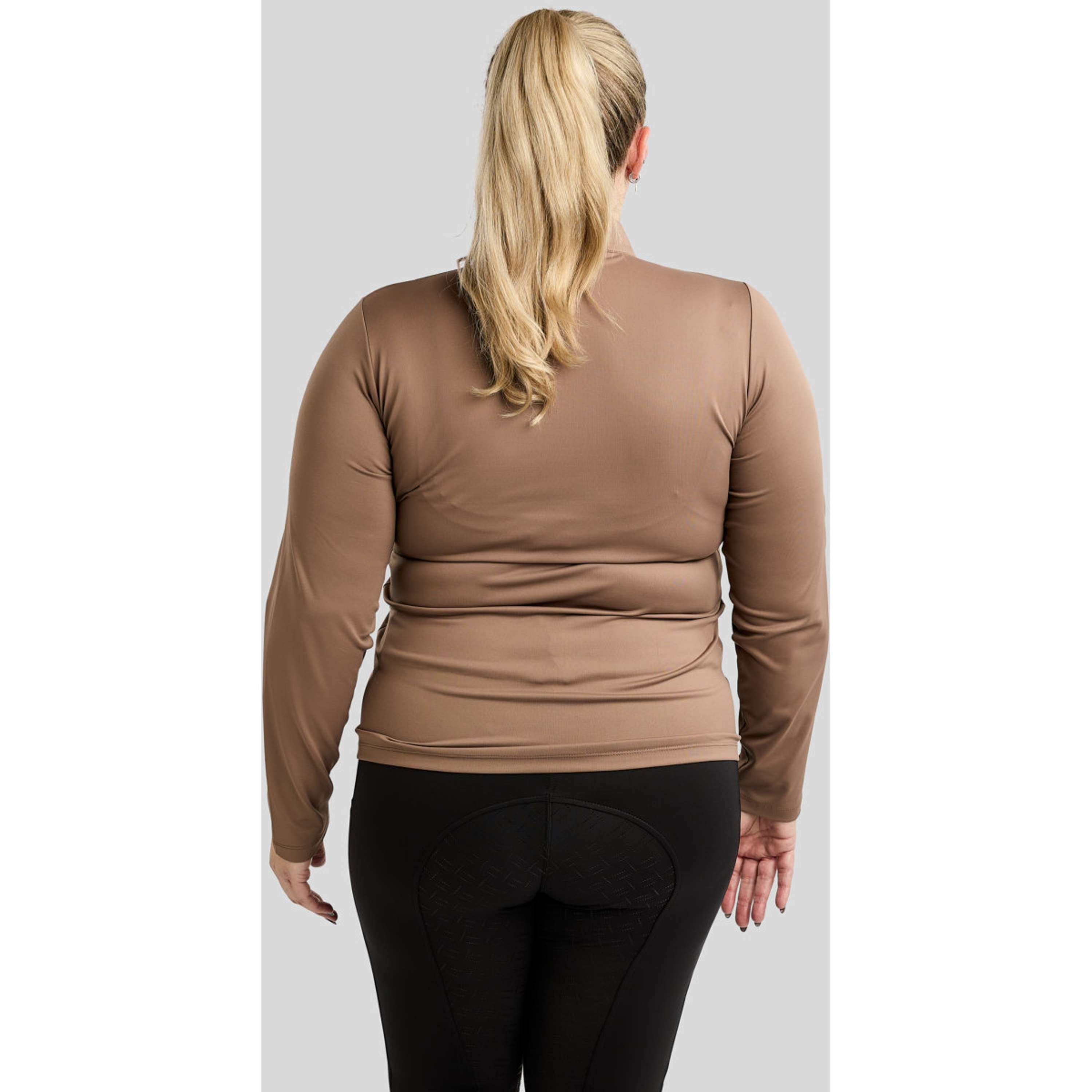 Montar Shirt MoFlair Curve Long Sleeves Nougat Brown