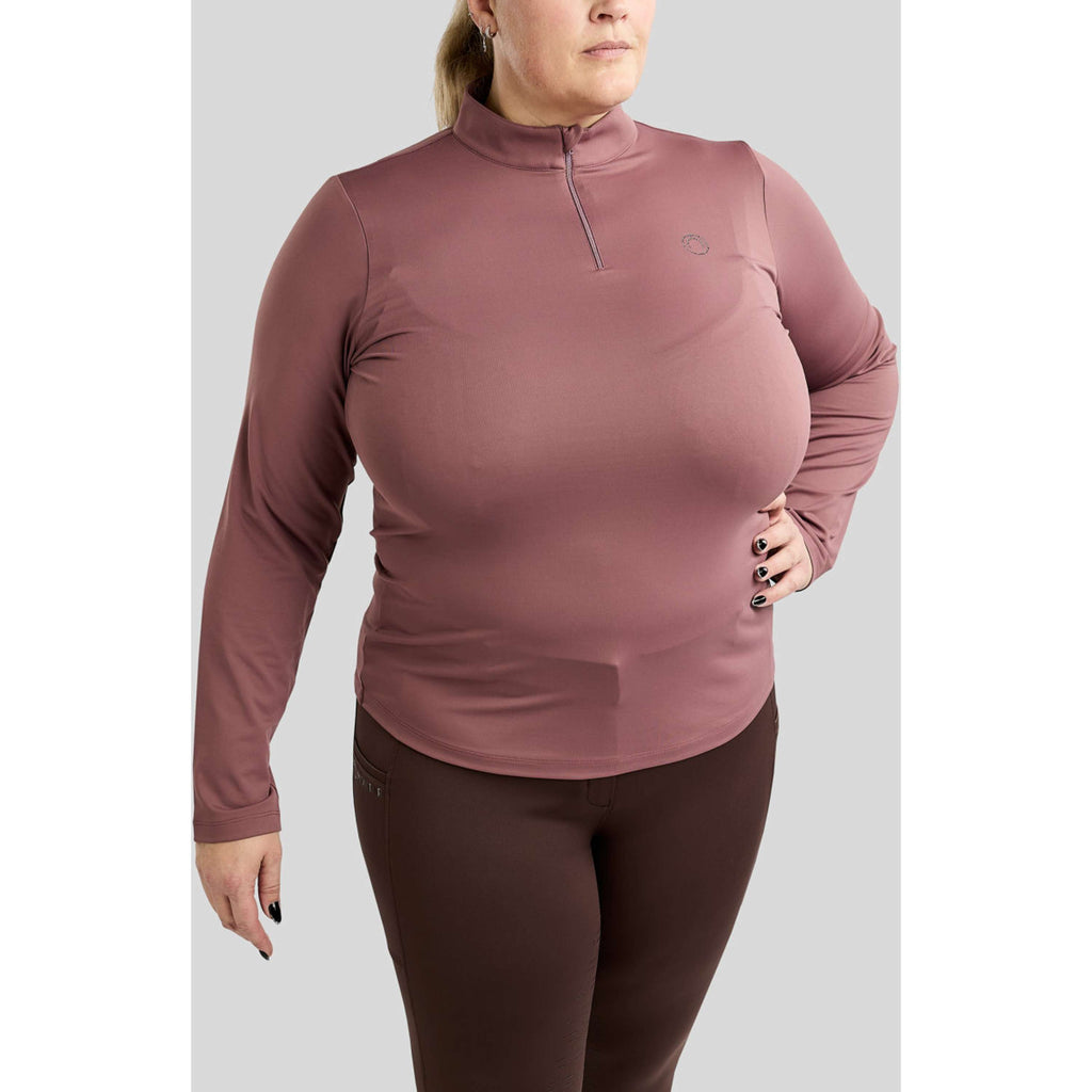 Montar Shirt MoFlair Curve Long Sleeves Dusty Rose