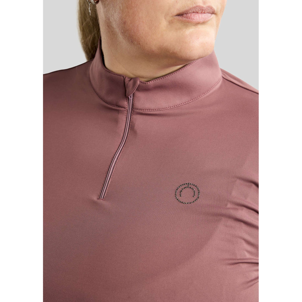 Montar Shirt MoFlair Curve Long Sleeves Dusty Rose