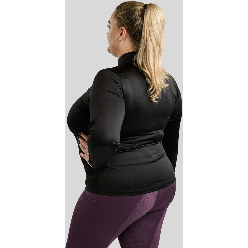 Montar Shirt MoFlair Curve Long Sleeves Black