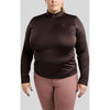 Montar Shirt MoFlair Curve Long Sleeves Brown
