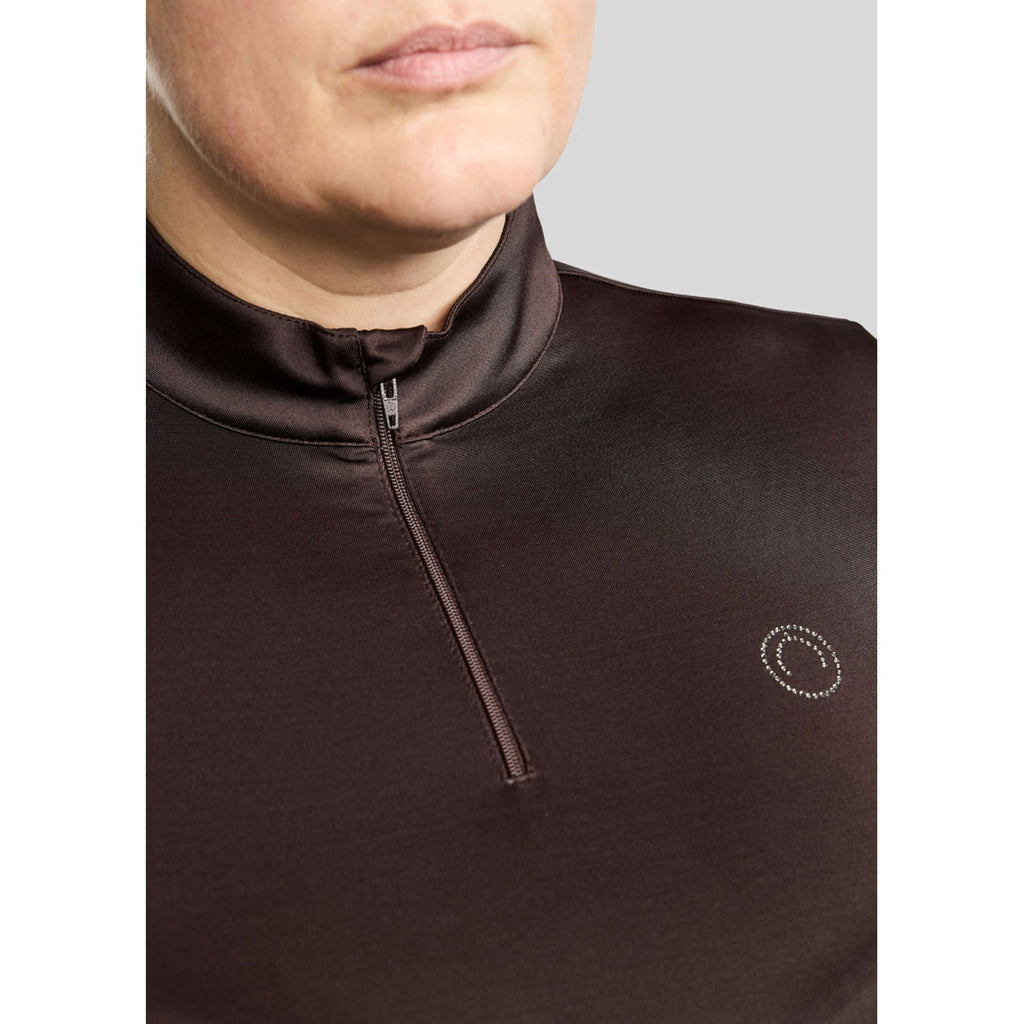 Montar Shirt MoFlair Curve Long Sleeves Brown
