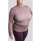 Montar Shirt MoFreya AO Printed Curve Long Sleeves Dusty Rose