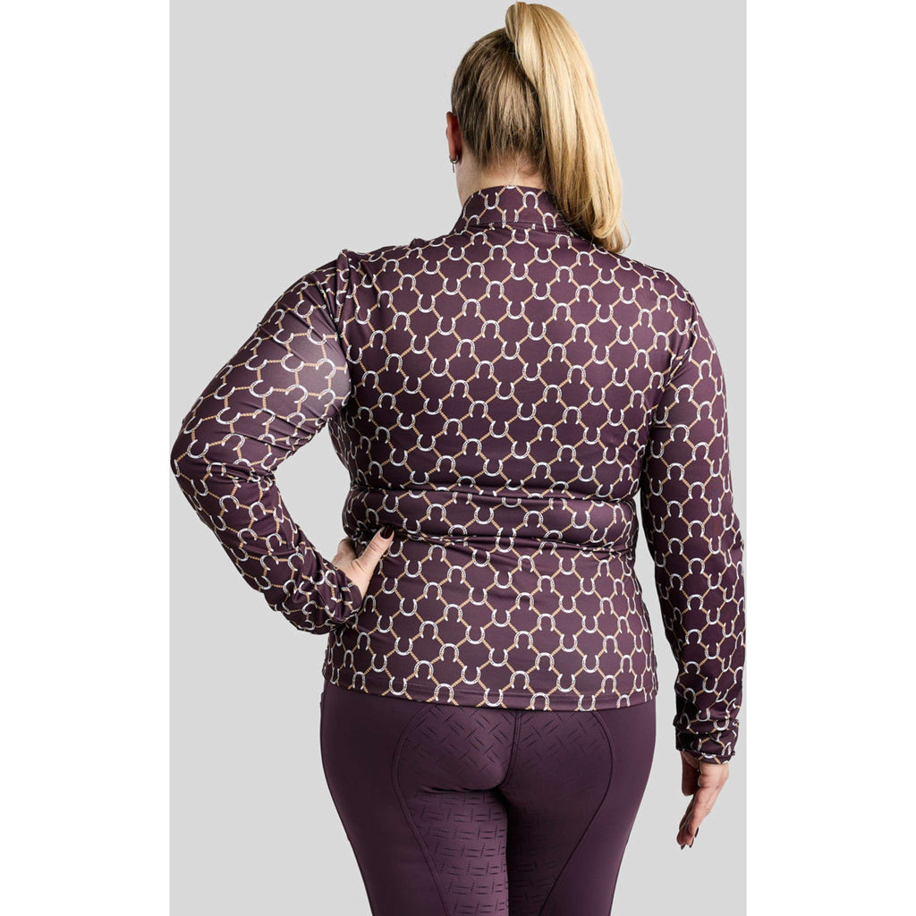Montar Shirt MoFreya AO Printed Curve Long Sleeves Fig