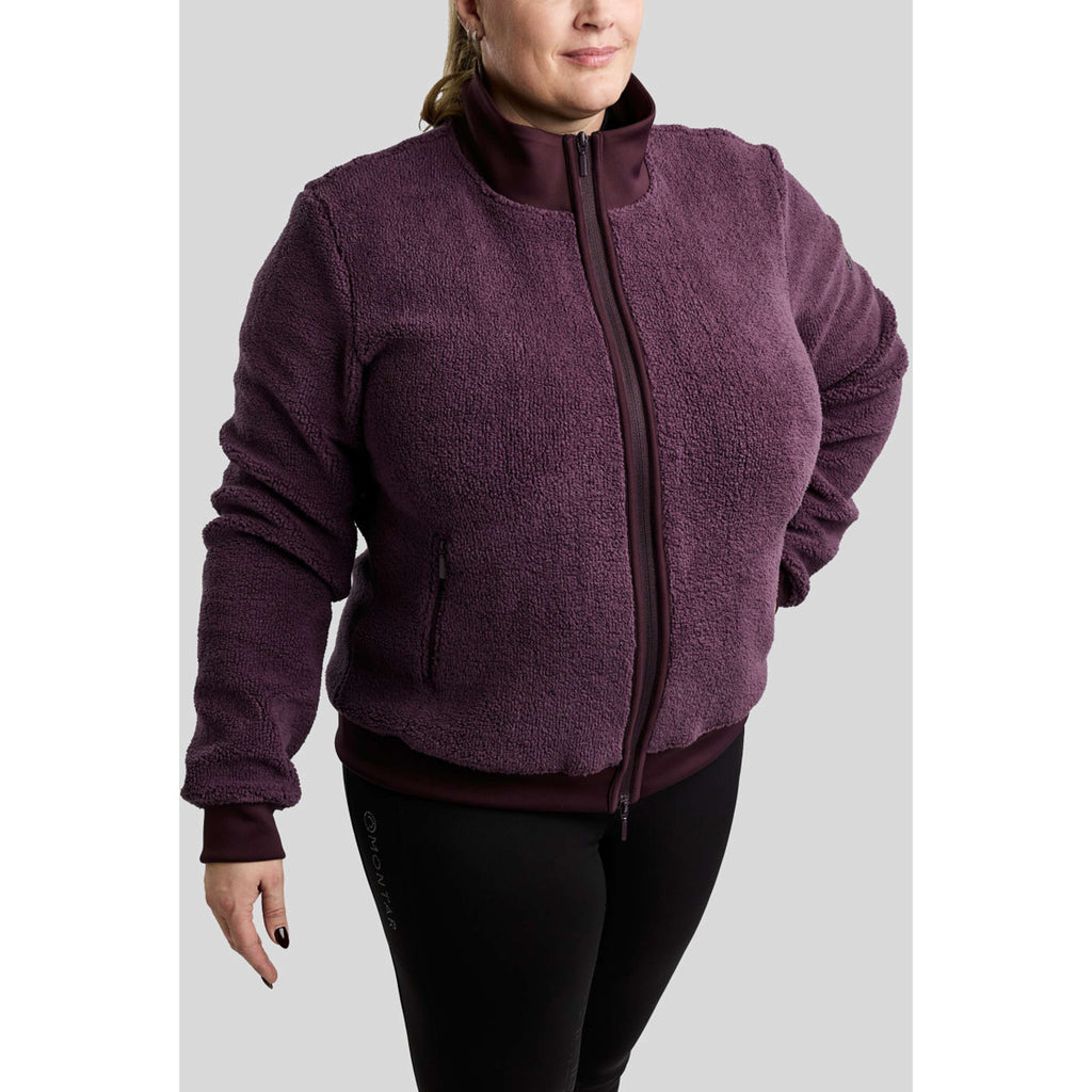Montar Zip-Hoodie MoFia Curve Teddy Fig