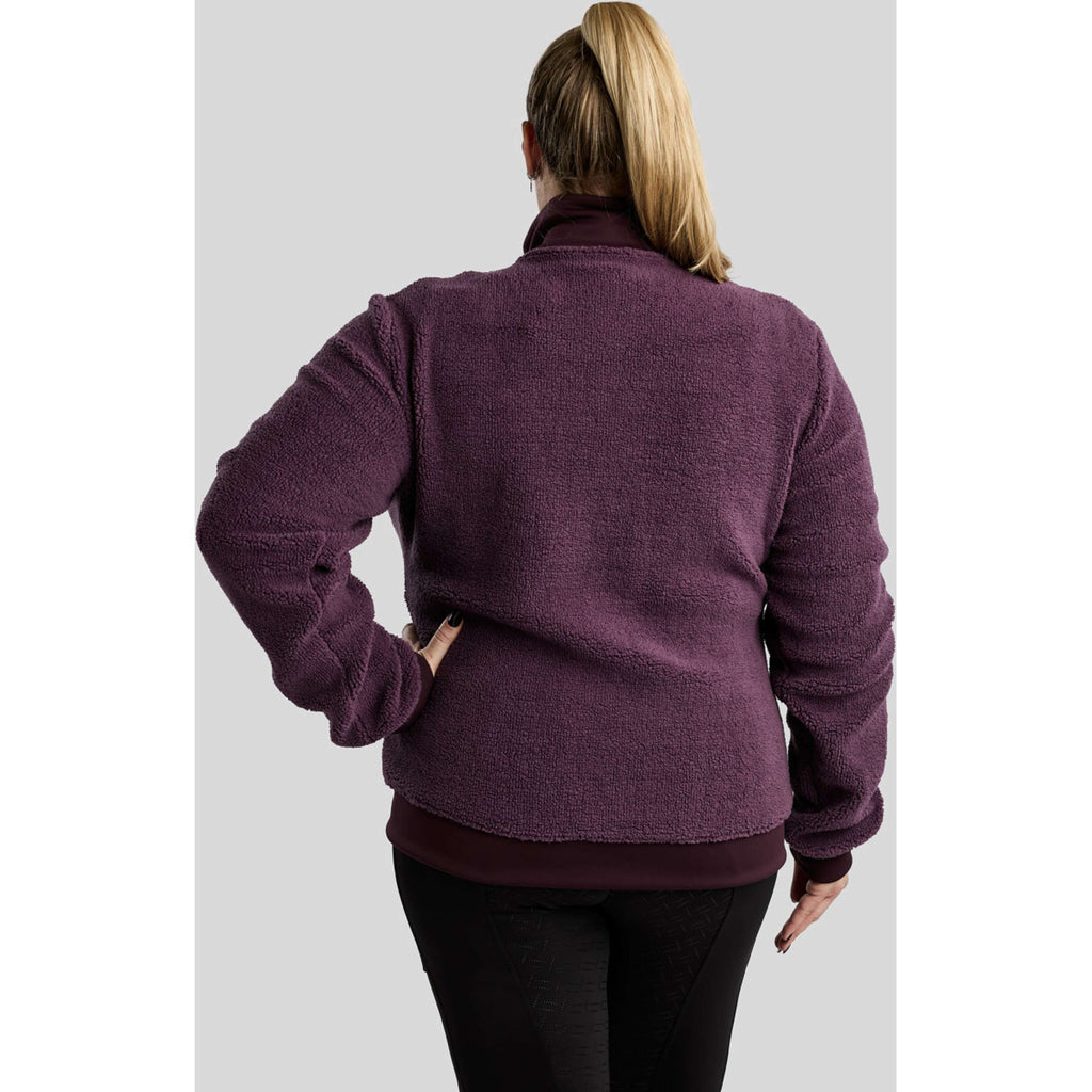Montar Zip-Hoodie MoFia Curve Teddy Fig