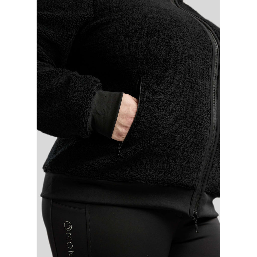 Montar Zip-Hoodie MoFia Curve Teddy Black