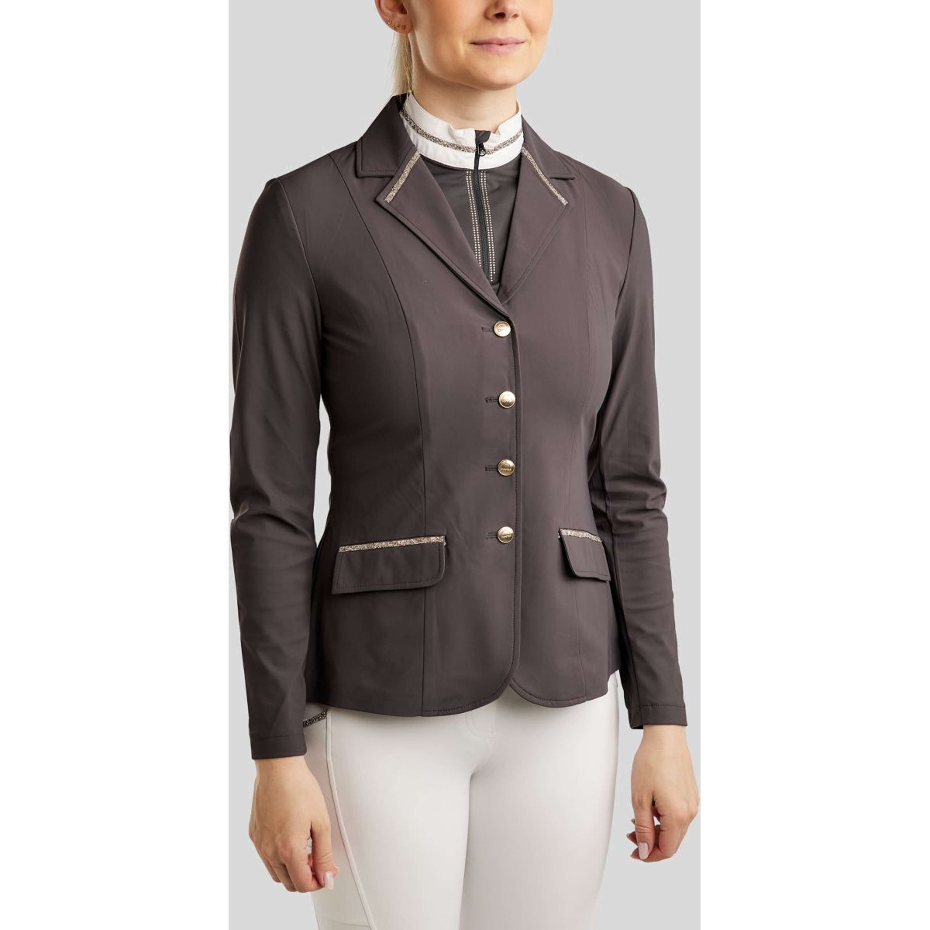 Montar Competition Jacket MoLila Champagne Crystals Slate Grey