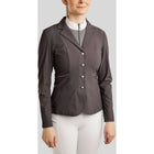 Montar Competition Jacket MoPearl Pintucks Gun Metal Crystals Slate Grey