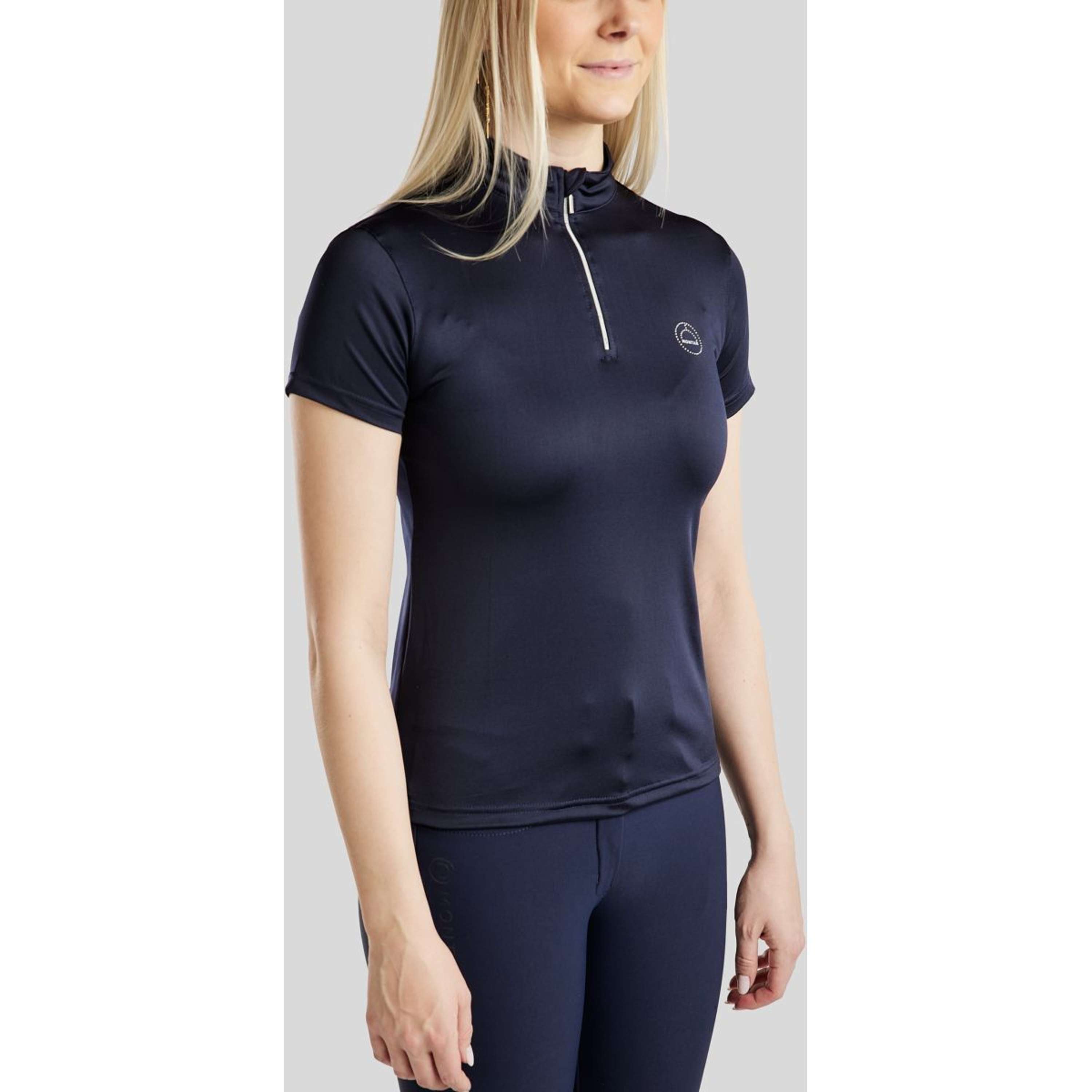 Montar Poloshirt Everly Crystal Logo Navy