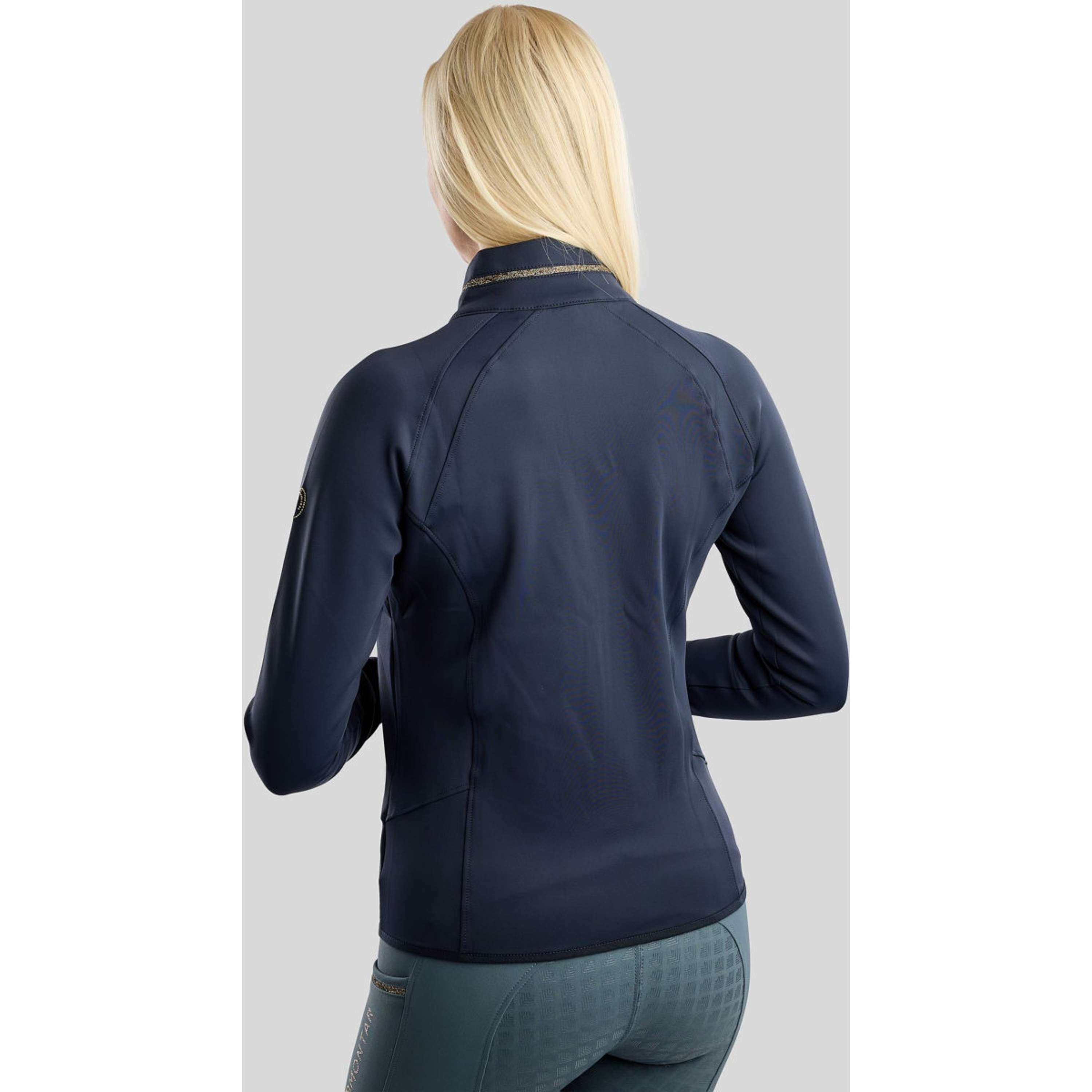 Montar Zip-Hoodie MoVeronica Golden Quartz Crystal Navy