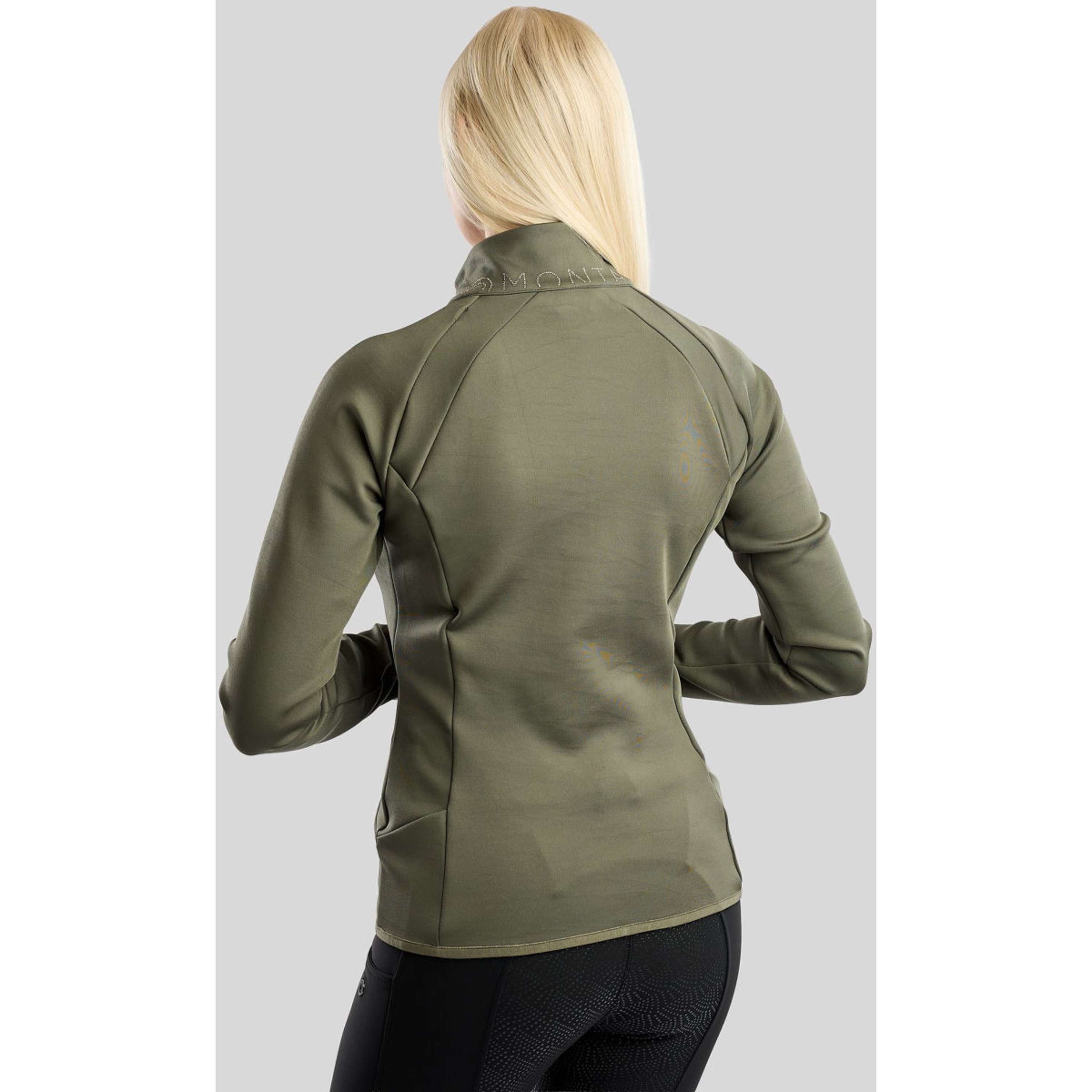 Montar Jacket MoEverline Golden Quartz Crystals High Collar Forest Green