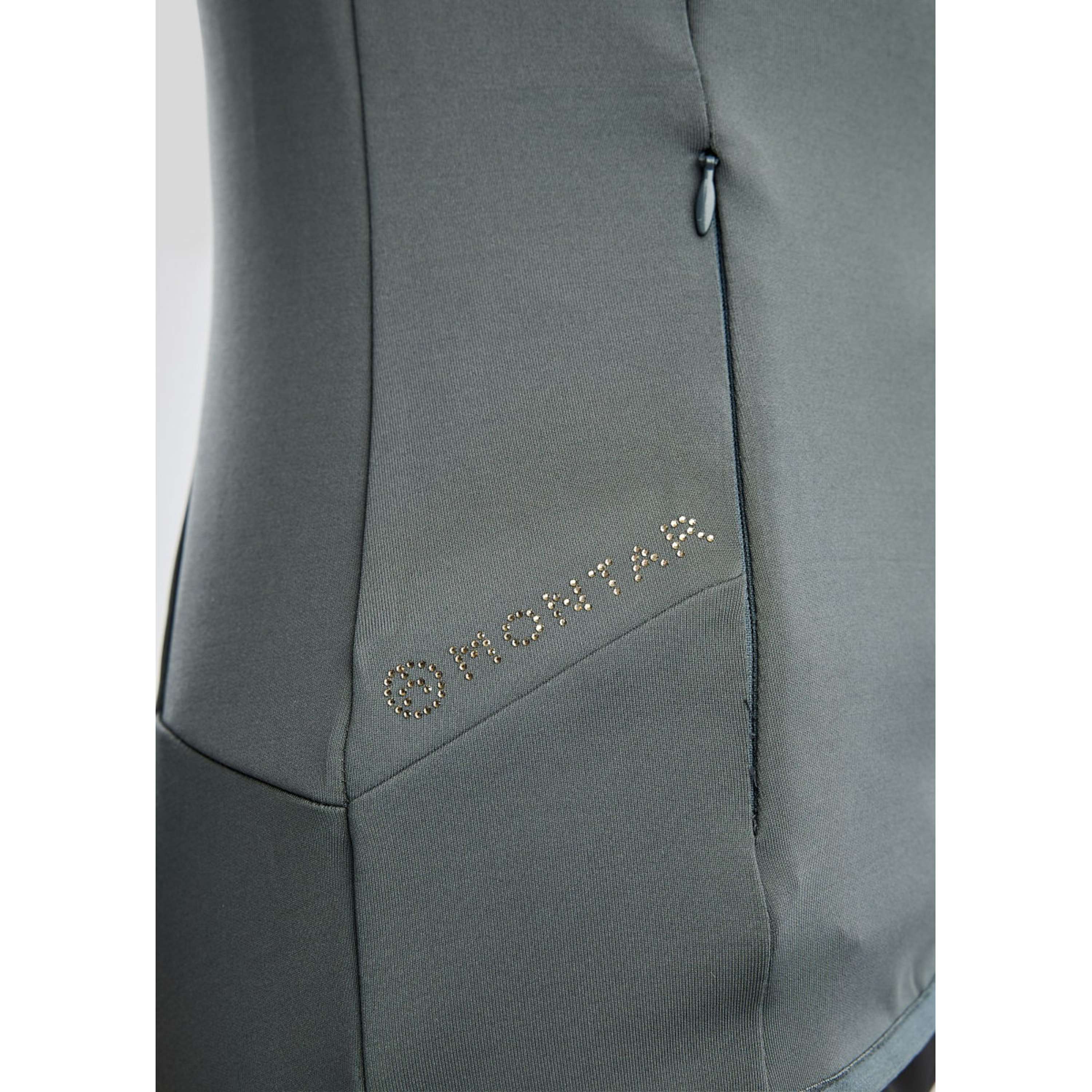 Montar Jacket MoEverline Golden Quartz Crystals High Collar Dark Slate
