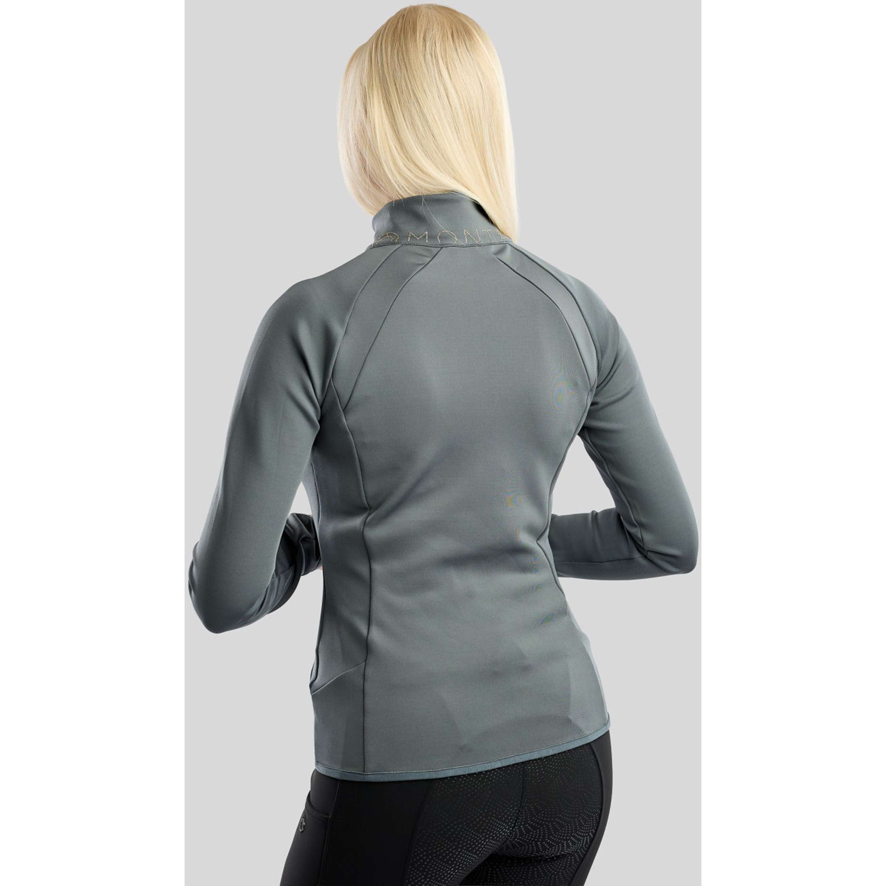 Montar Jacket MoEverline Golden Quartz Crystals High Collar Dark Slate