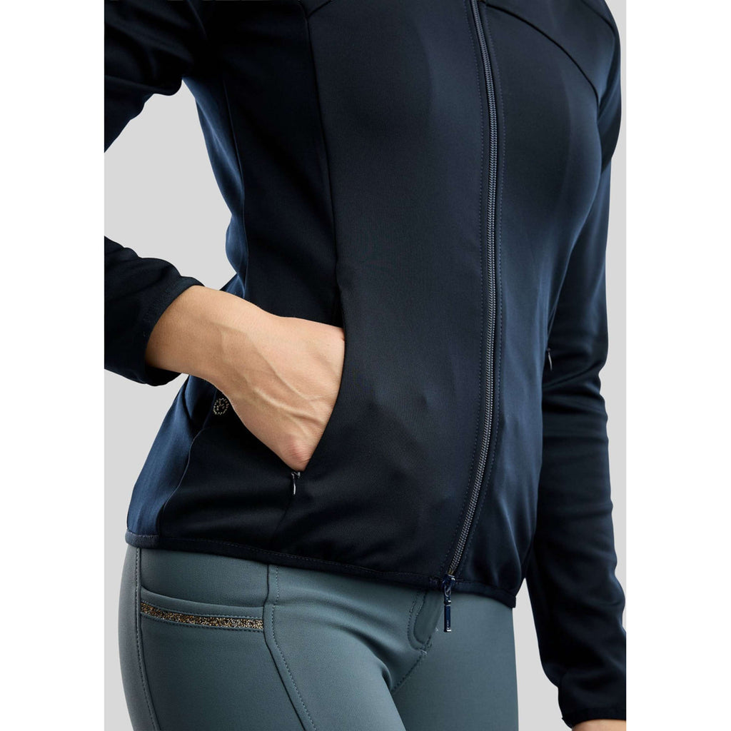 Montar Jacket MoEverline Golden Quartz Crystals High Collar Navy
