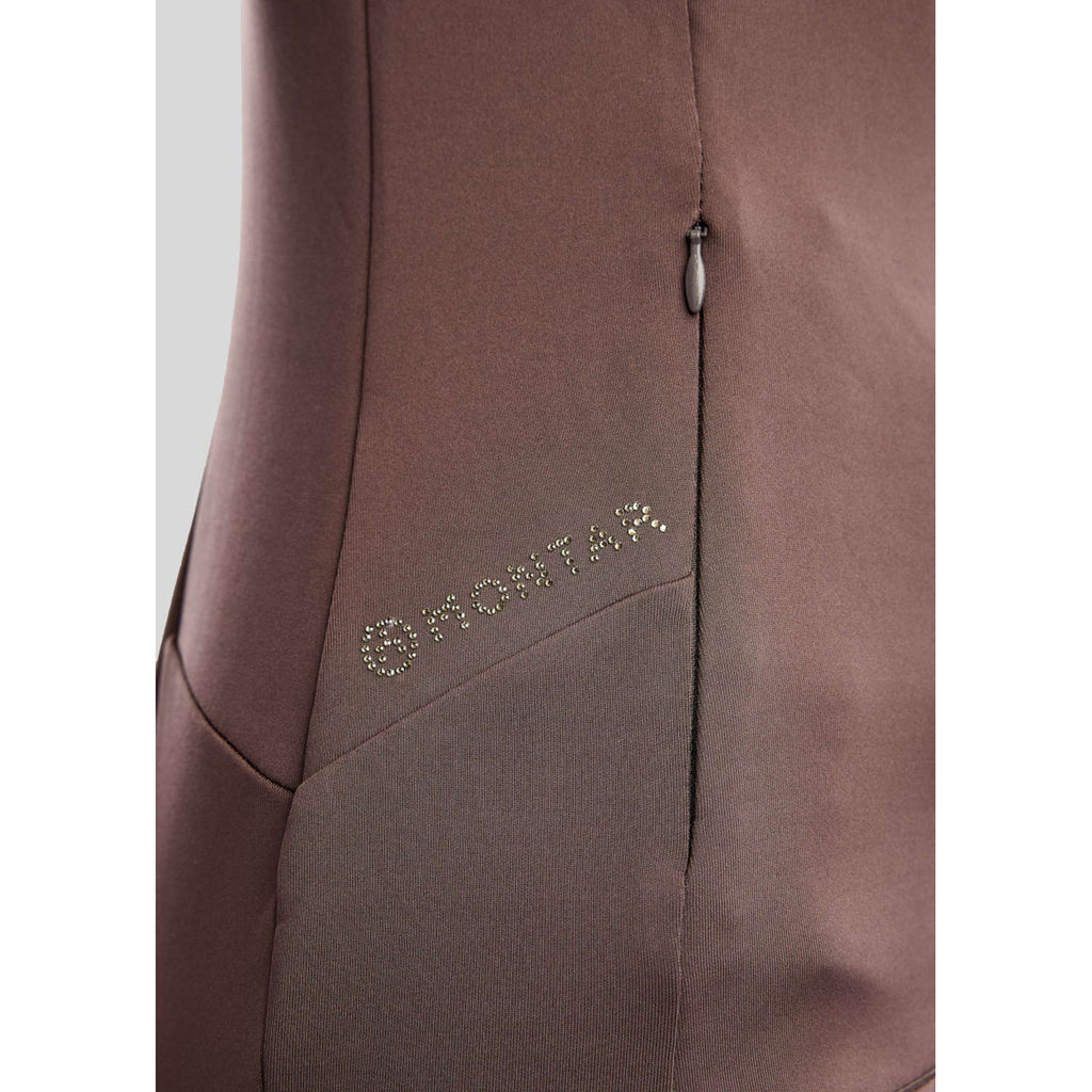 Montar Jacket MoEverline Golden Quartz Crystals Kids Black Peony