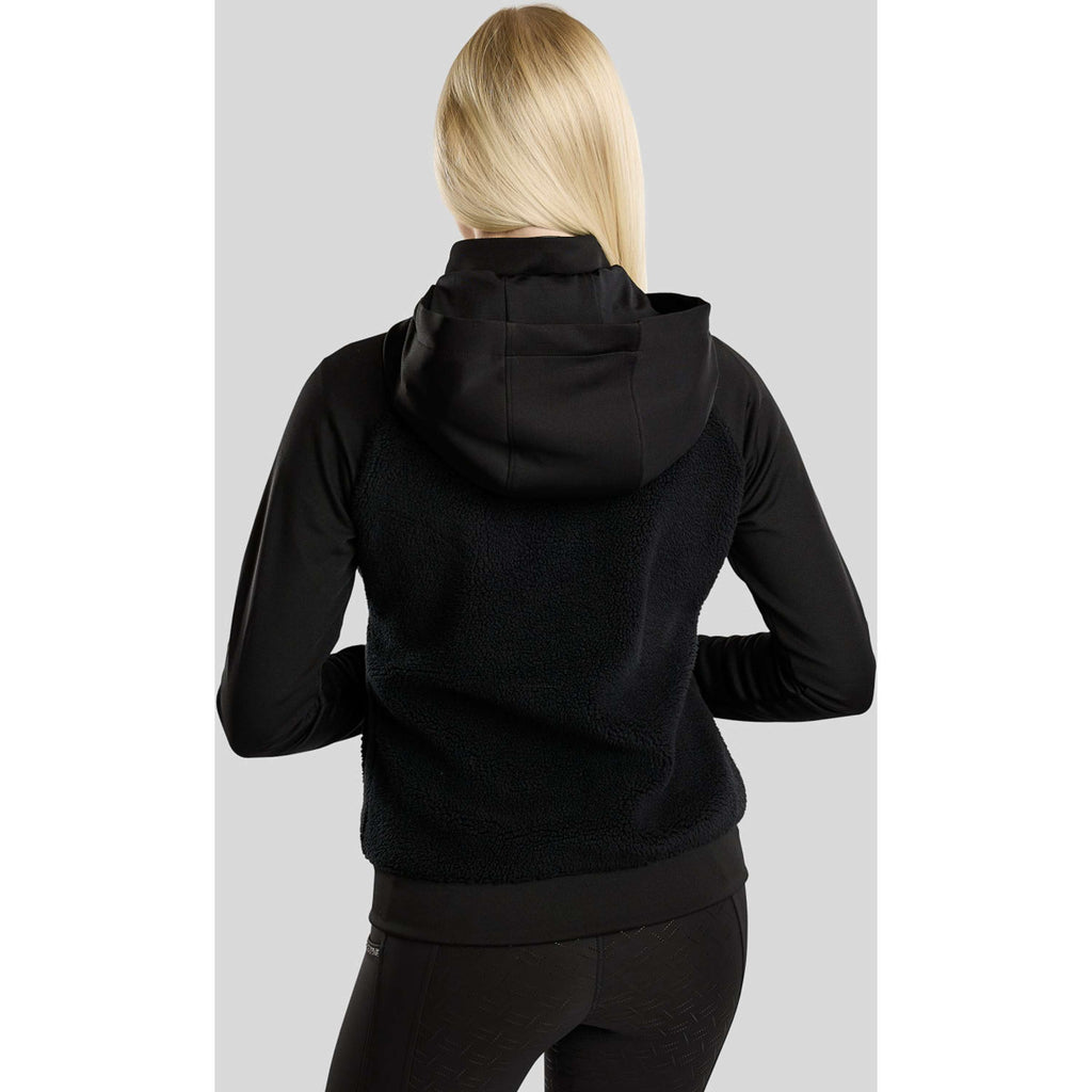 Montar Zip-Hoodie MoMay Teddy Black