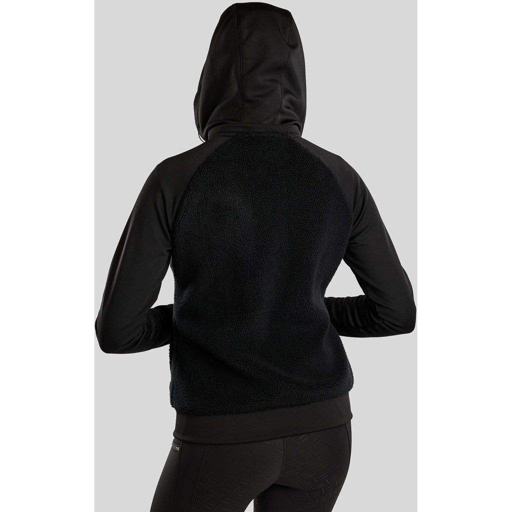 Montar Zip-Hoodie MoMay Teddy Black