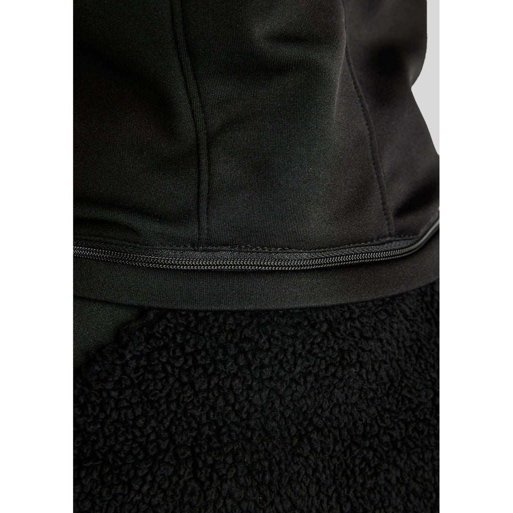 Montar Zip-Hoodie MoMay Teddy Black