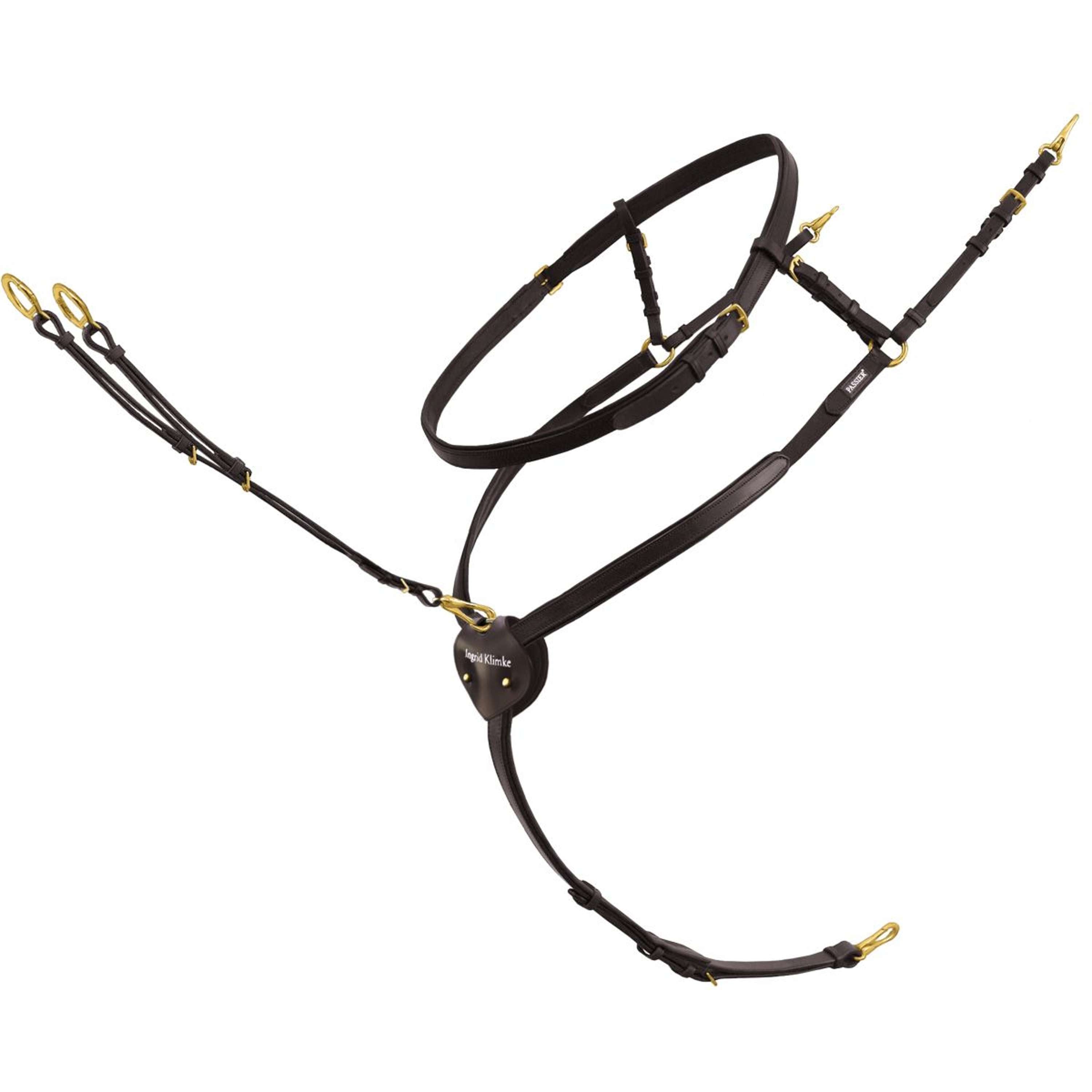Passier Front Harness Ingrid Klimke Havana/Gold