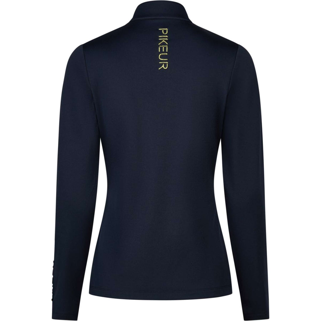 Pikeur Shirt Zip Athleisure AW26 Long Sleeves Navy Blue