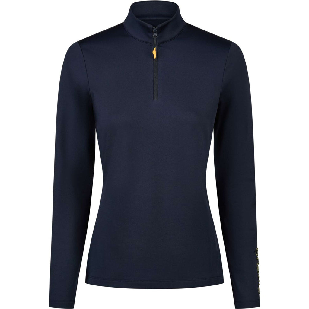 Pikeur Shirt Zip Athleisure AW26 Long Sleeves Navy Blue