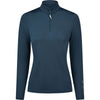Pikeur Shirt Zip Athleisure AW26 Long Sleeves Pine Green