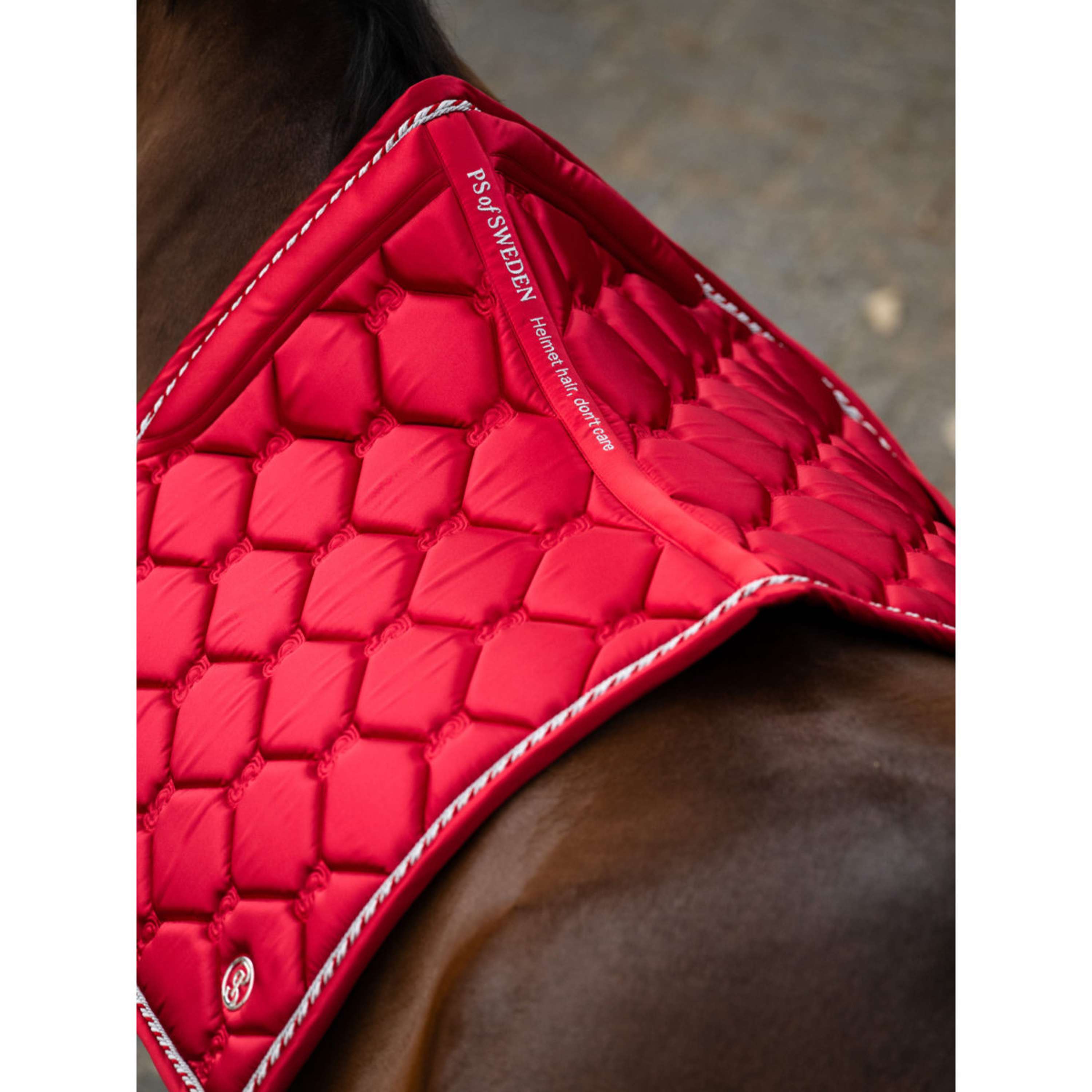 PS of Sweden Saddlepad Signature Dressage Cranberry Red