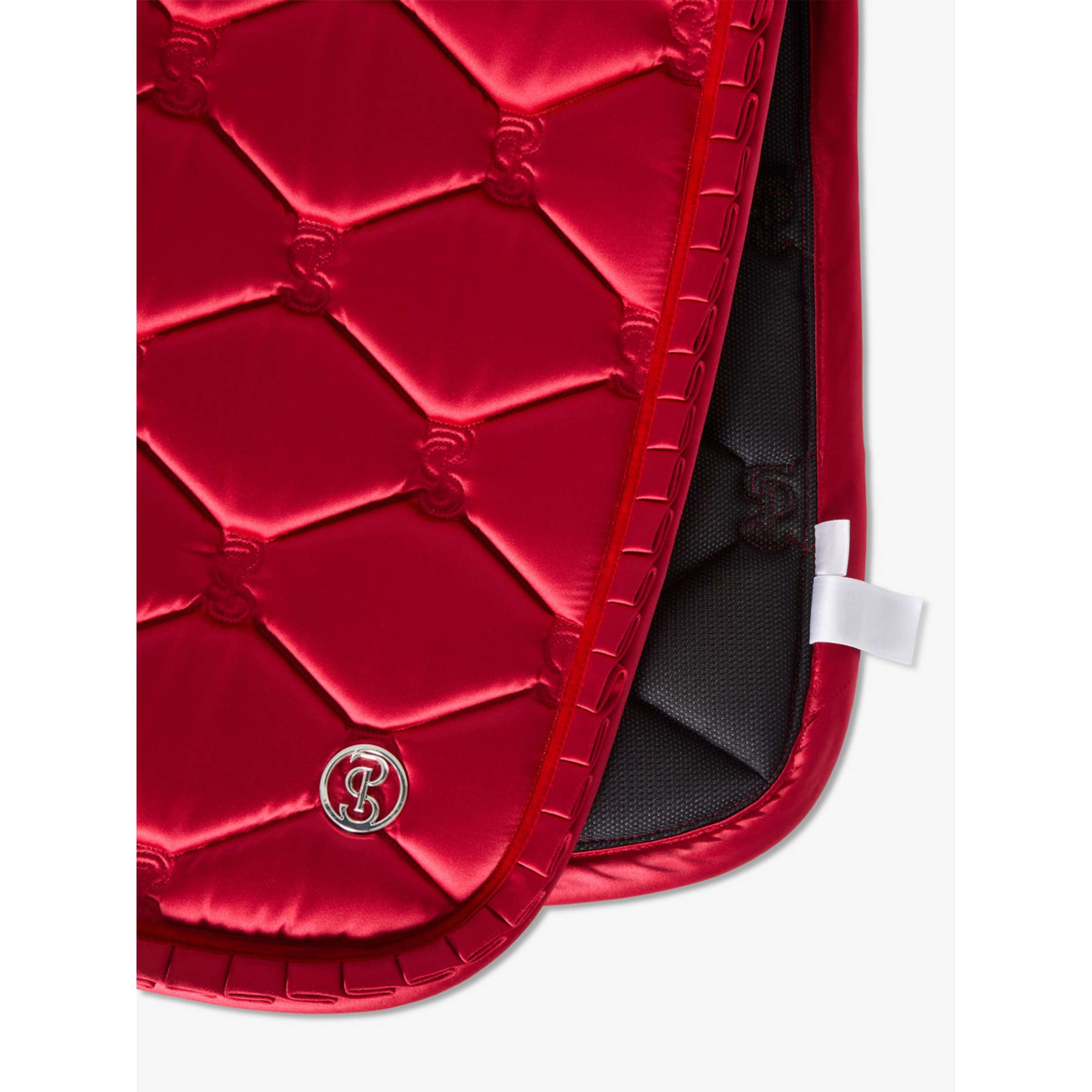 PS of Sweden Saddlepad Ruffle Dressage Cranberry Red