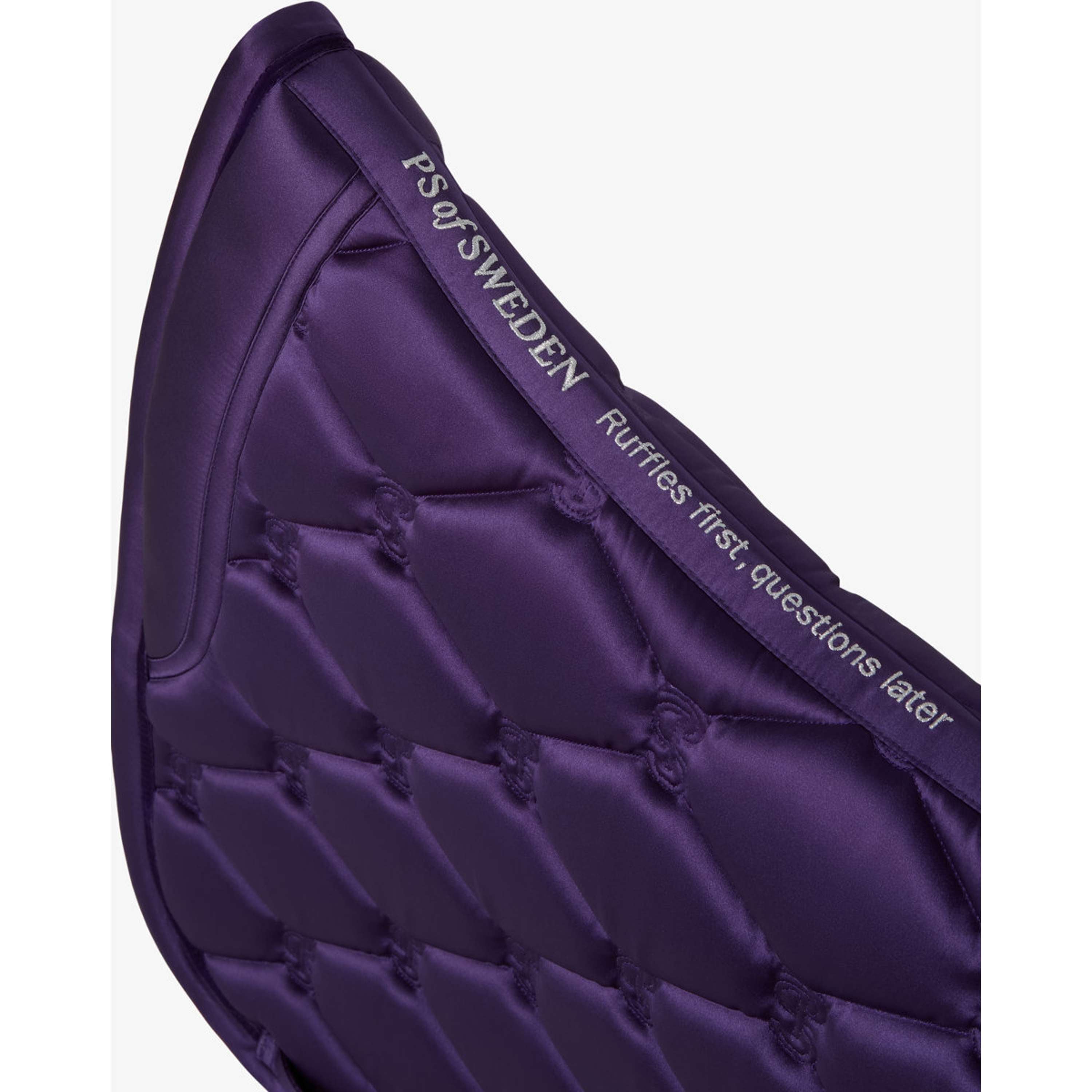 PS of Sweden Saddlepad Ruffle Dressage Eclipse Purple
