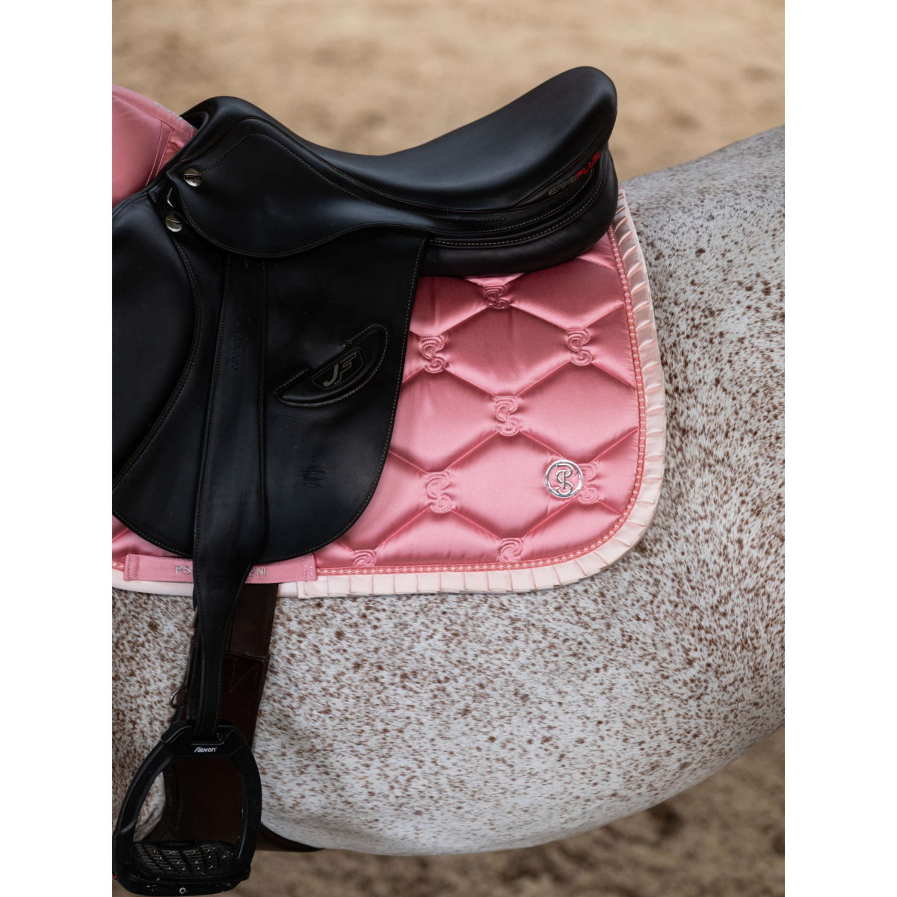 PS of Sweden Saddlepad Ruffle Pearl Jumping Vintage Pink