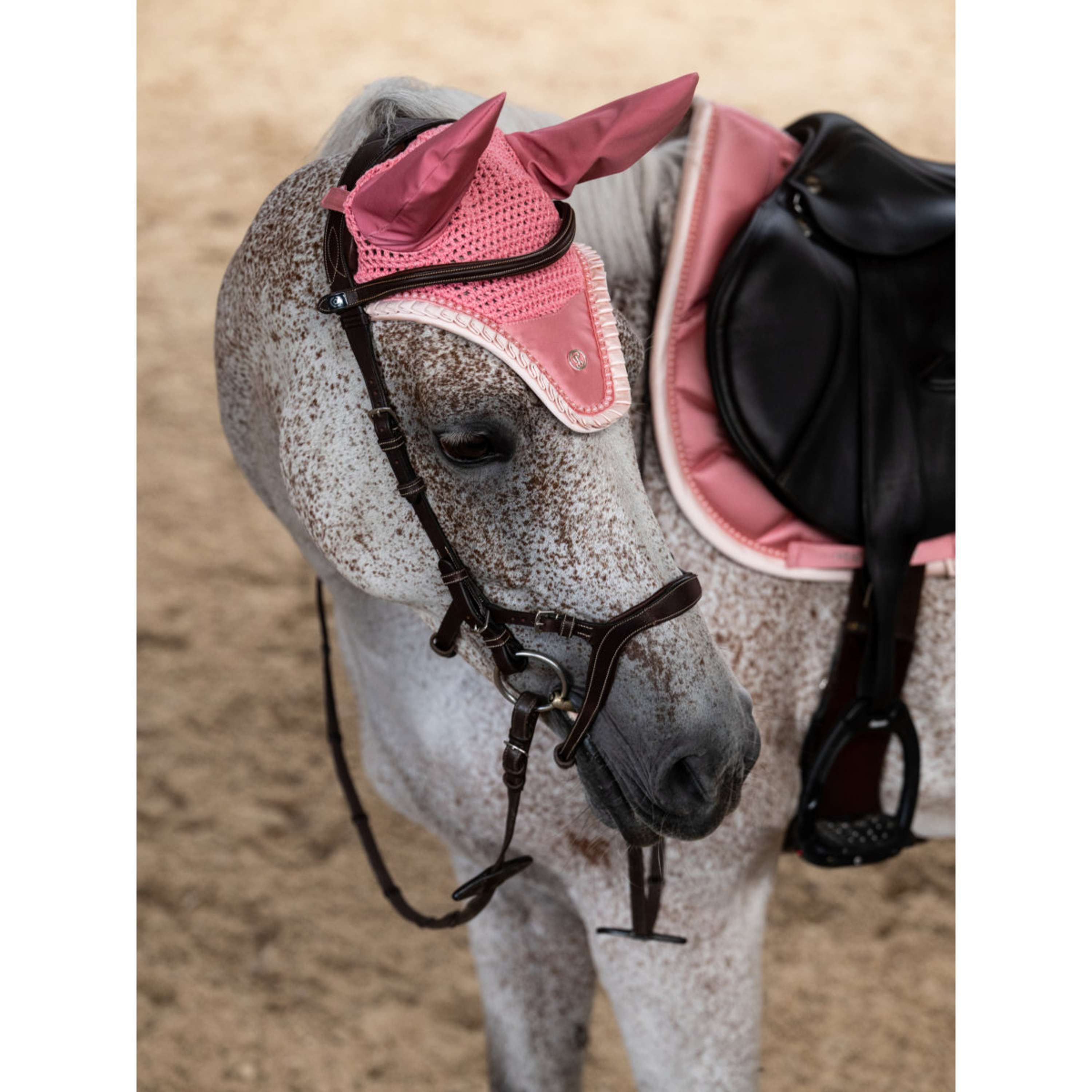PS of Sweden Saddlepad Ruffle Pearl Jumping Vintage Pink
