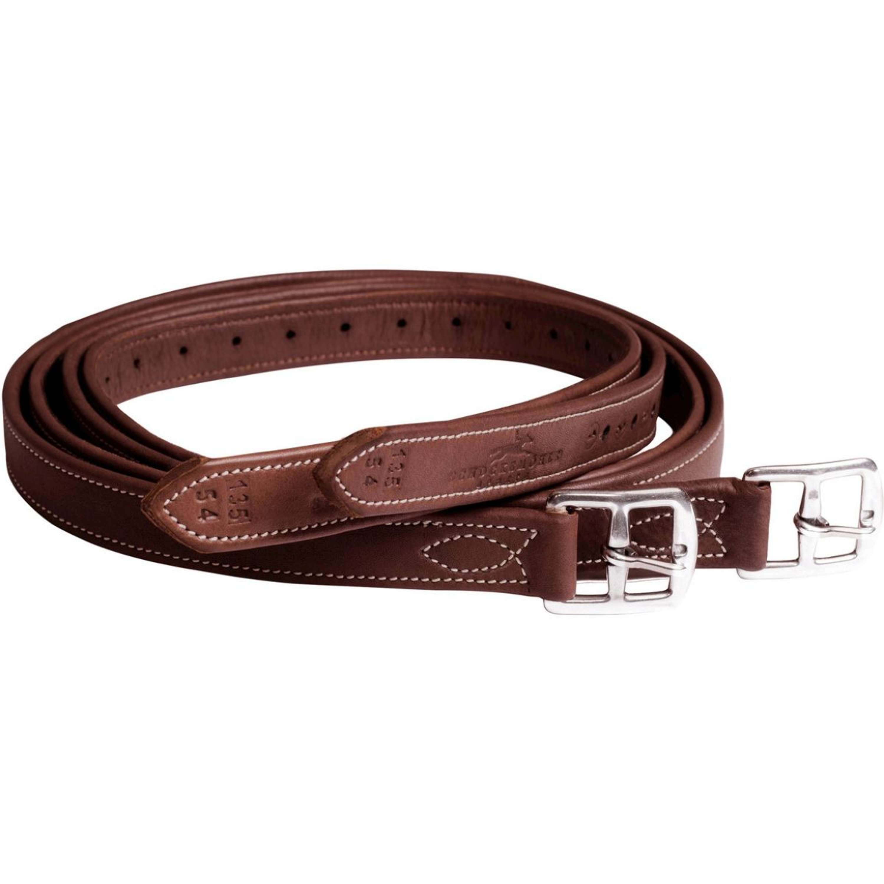 Schockemöhle Stirrup straps Chantilly Royal/Oak/Cream/Silver