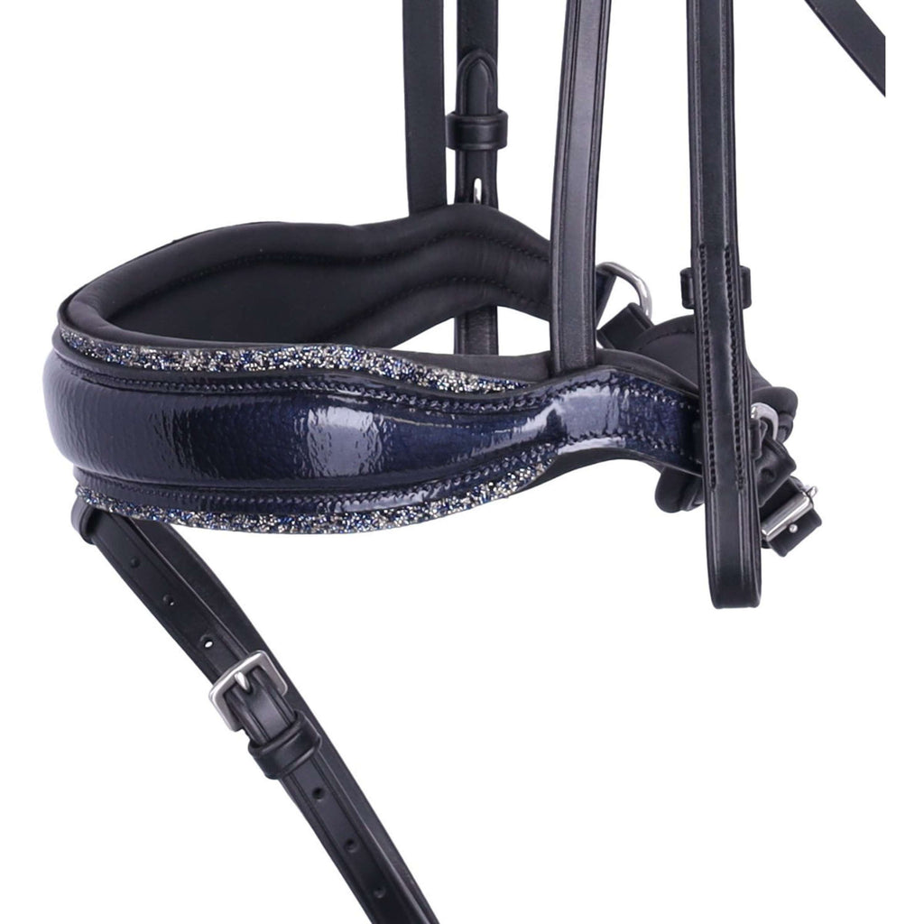 Schockemöhle Bridle SPLuxury Dressage Black/Silver/Blue
