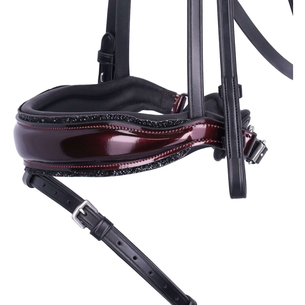Schockemöhle Bridle SPLuxury Dressage Black/Wine/Silver