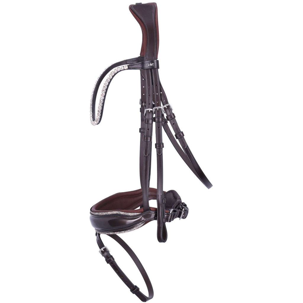 Schockemöhle Bridle SPLuxury Dressage Espresso/Toffee/Silver